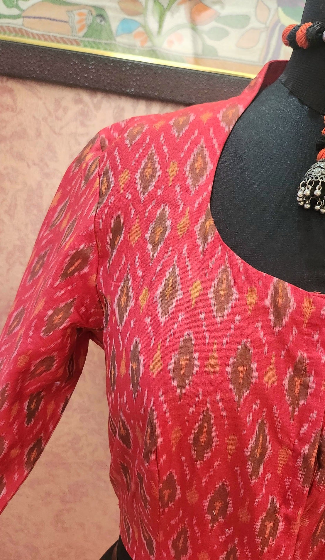 IKKAT FABRIC BLOUSE