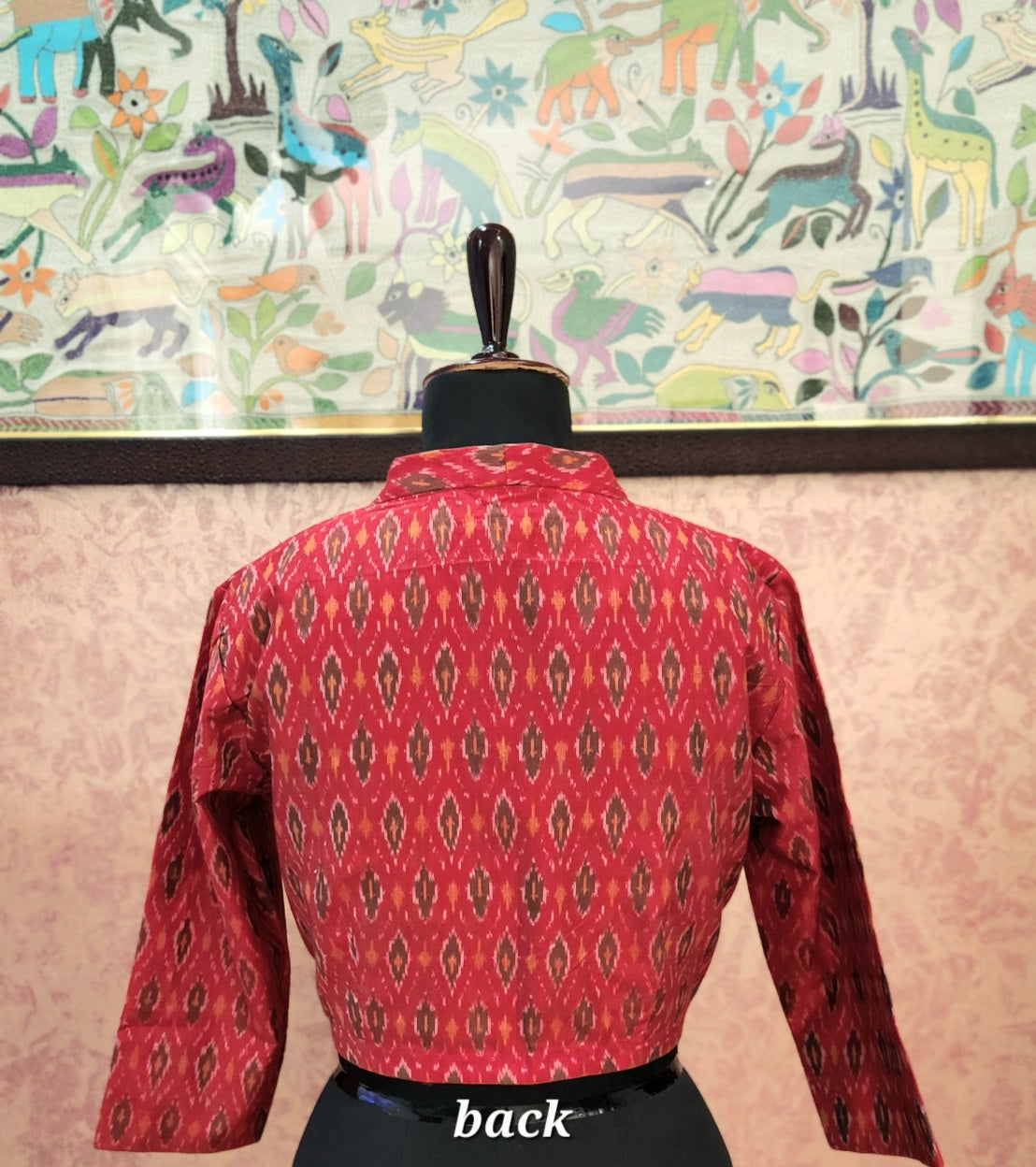 IKKAT FABRIC BLOUSE