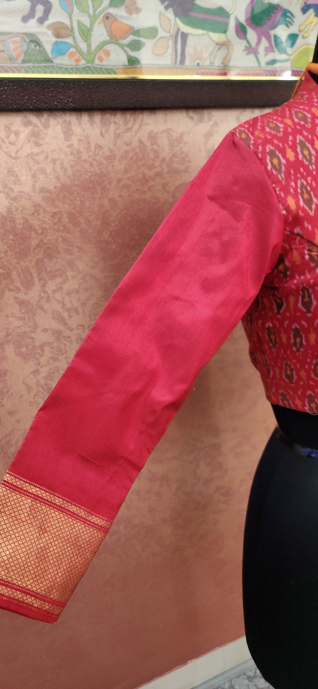 IKKAT FABRIC BLOUSE
