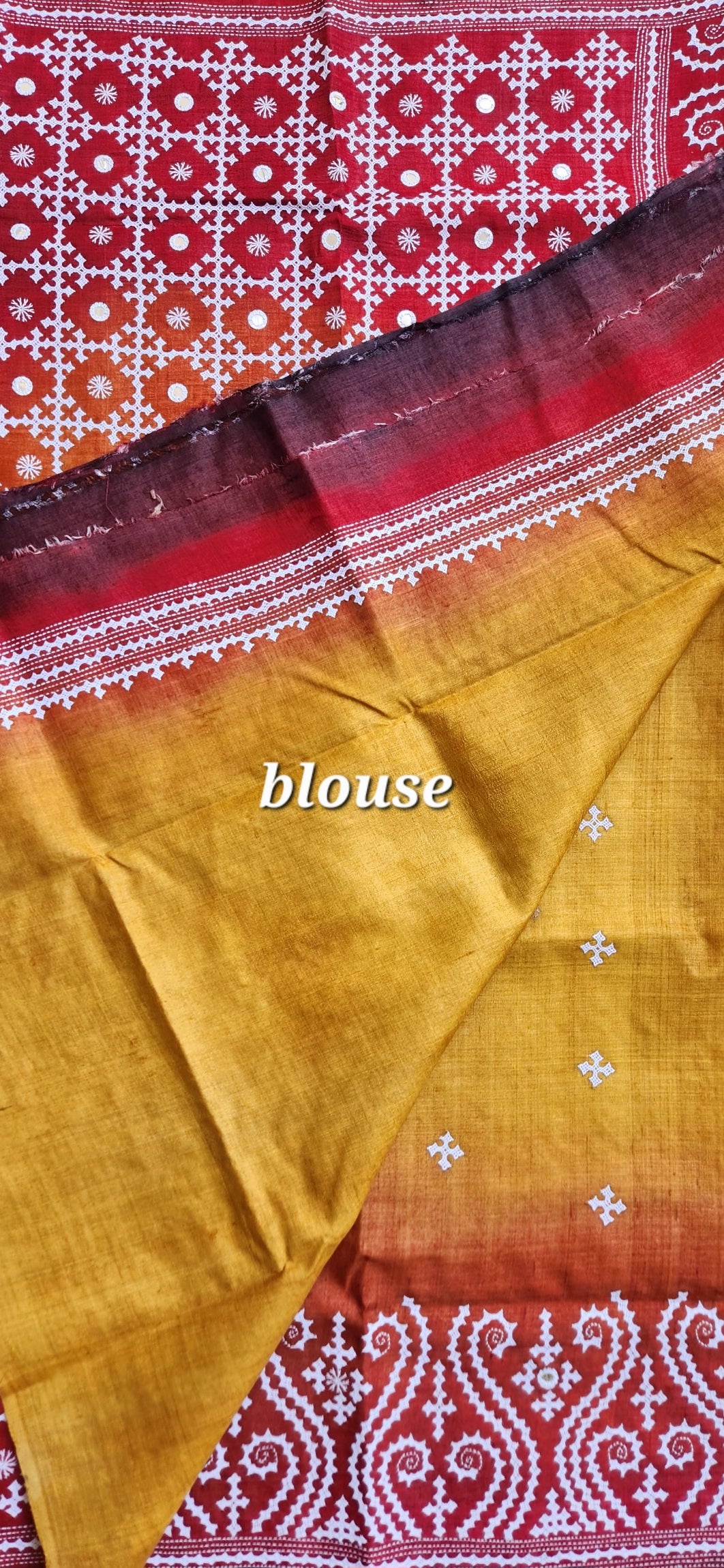 DESIGNER KUTCHWORK SILK SAREE