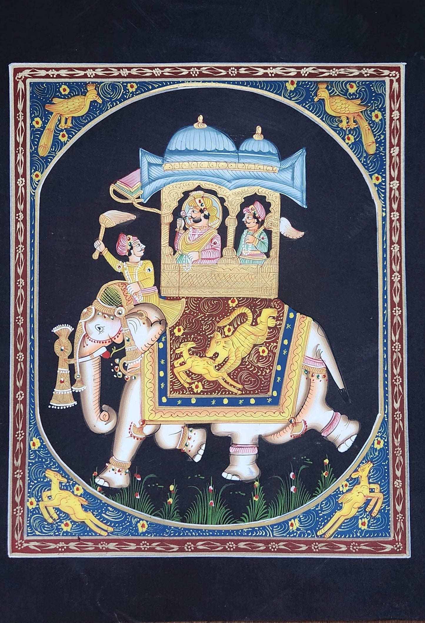 For Neha - 2 paintings 1 saree