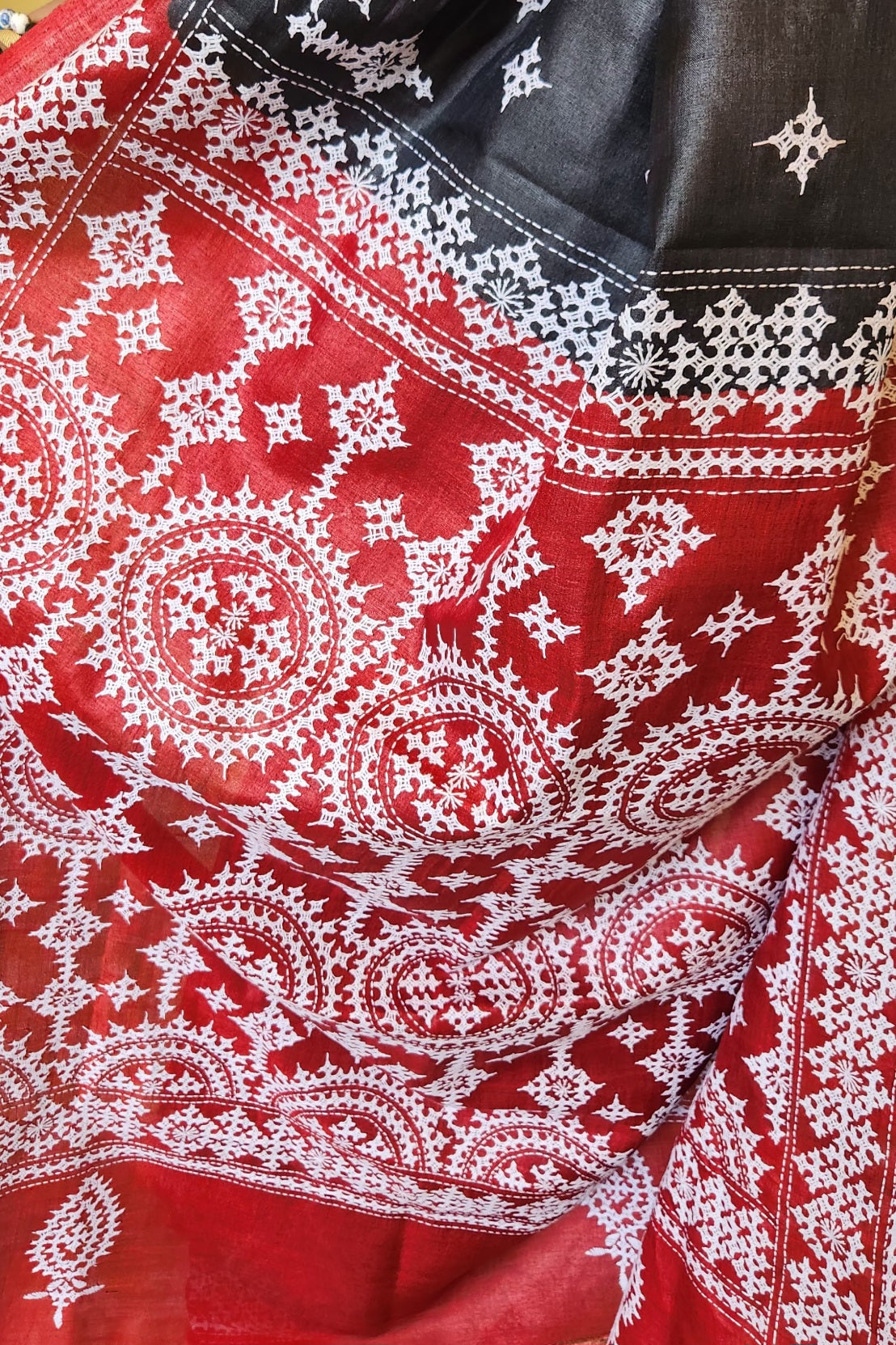DESIGNER KUTCHWORK SILK SAREE