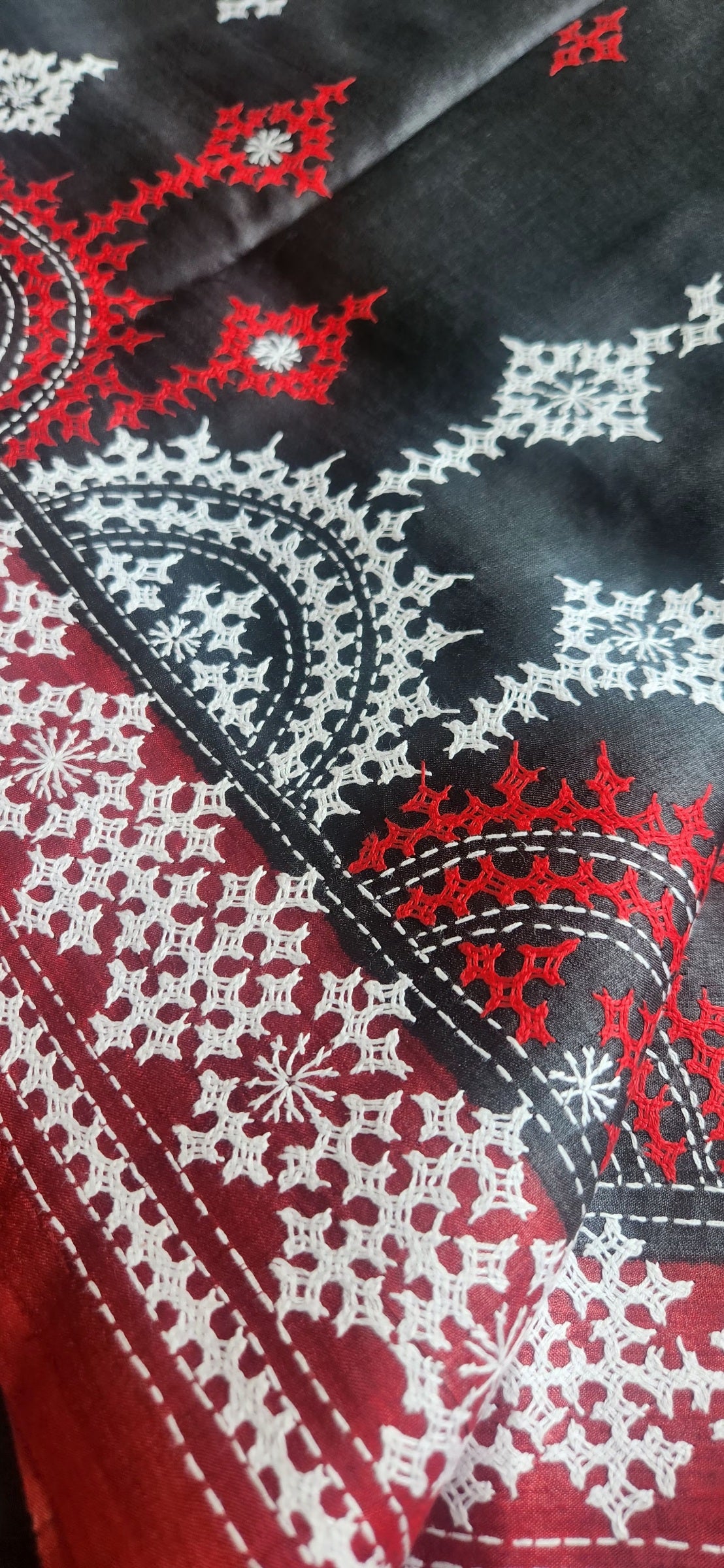 DESIGNER KUTCHWORK SILK SAREE
