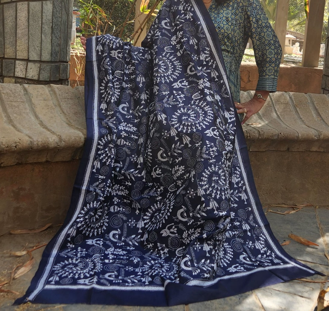 WARLI KANTHA DUPATTA
