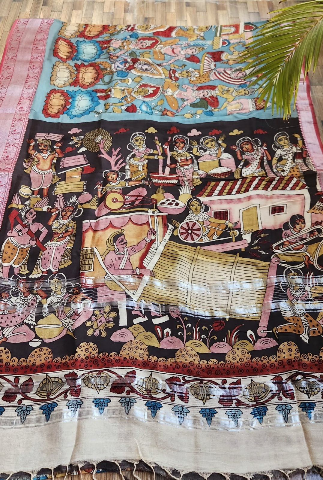 KALAMKARI SILK SAREE - APSARA