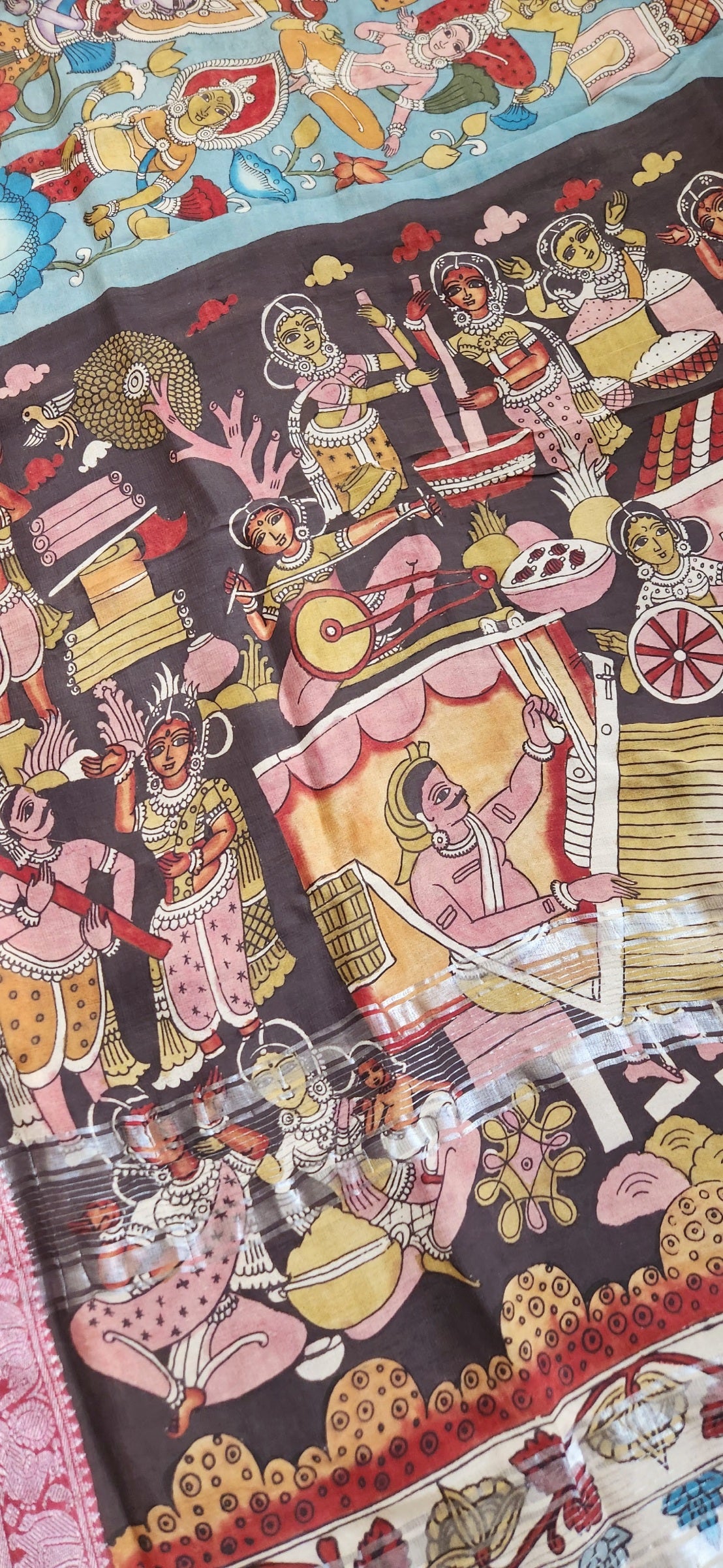KALAMKARI SILK SAREE - APSARA