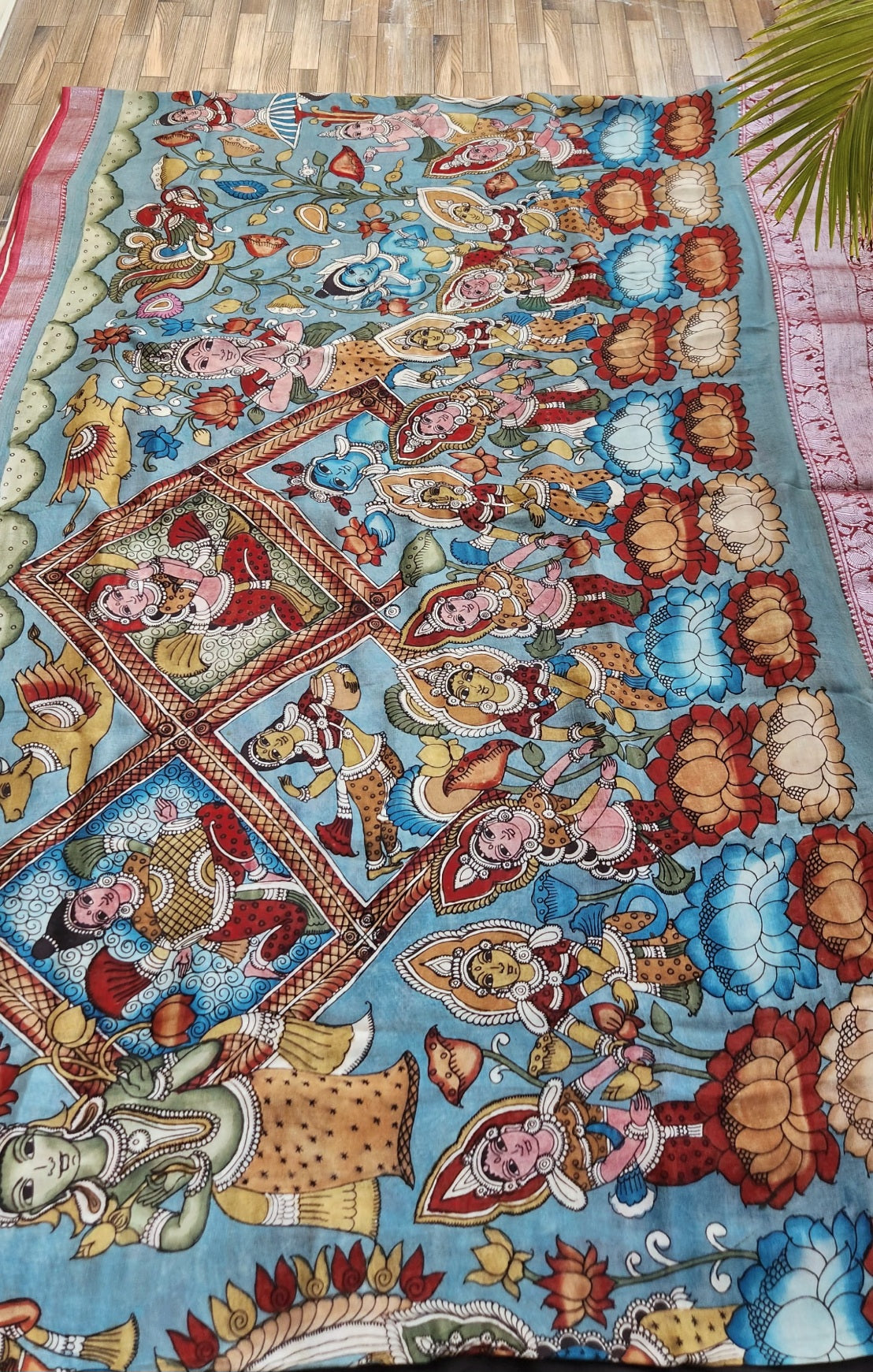 KALAMKARI SILK SAREE - APSARA