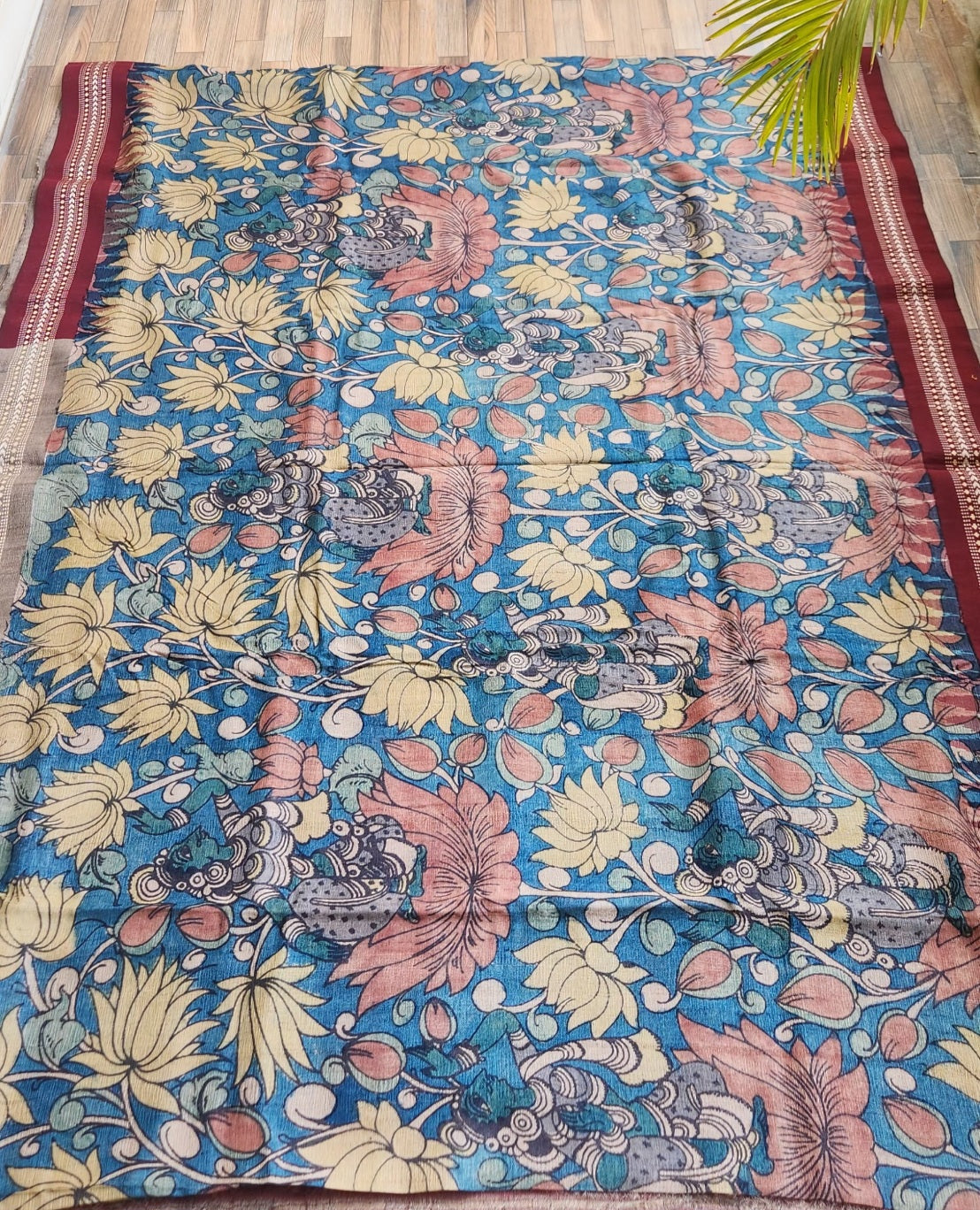 VIDARBHA TUSSAR KALAMKARI SAREE