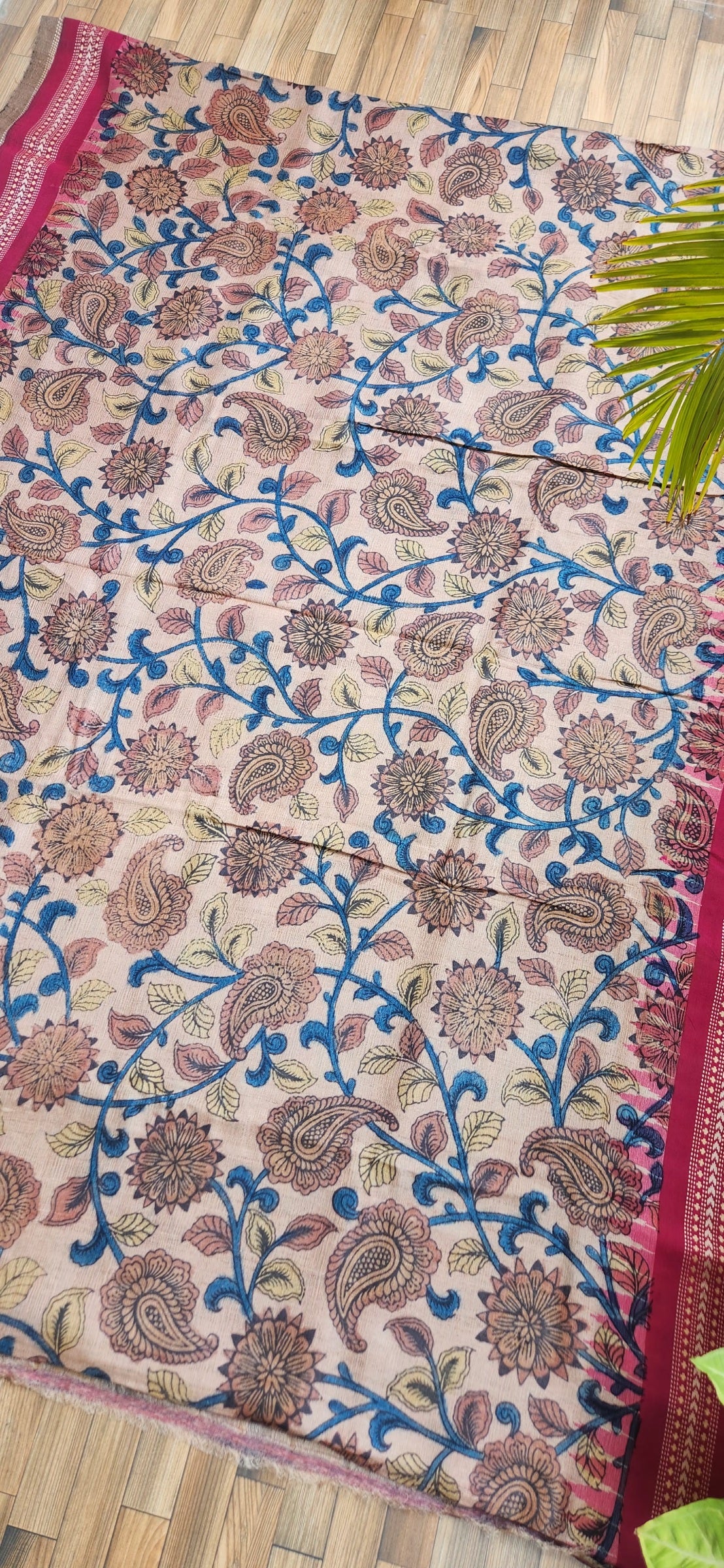 VIDARBHA TUSSAR KALAMKARI SAREE