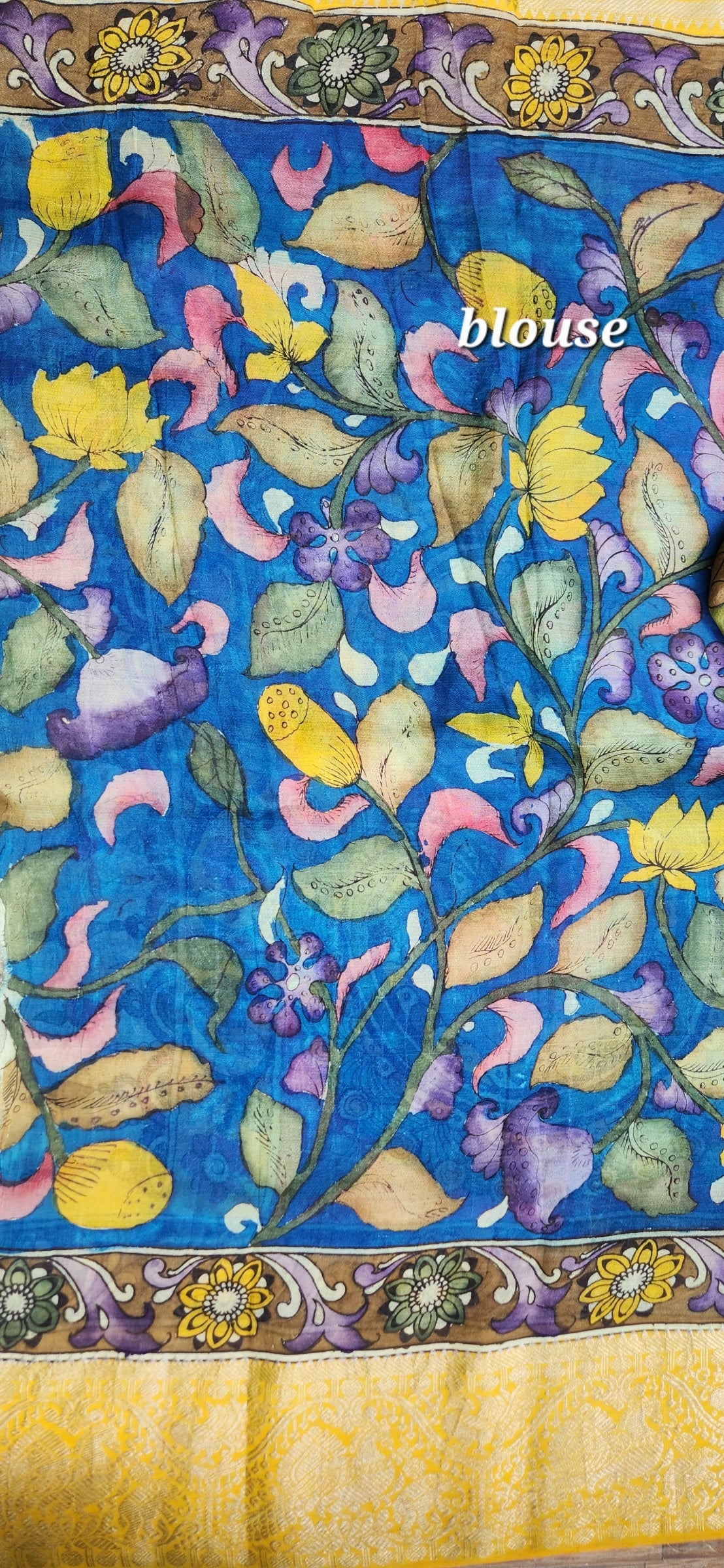 KALAMKARI SILK SAREE - NATURE