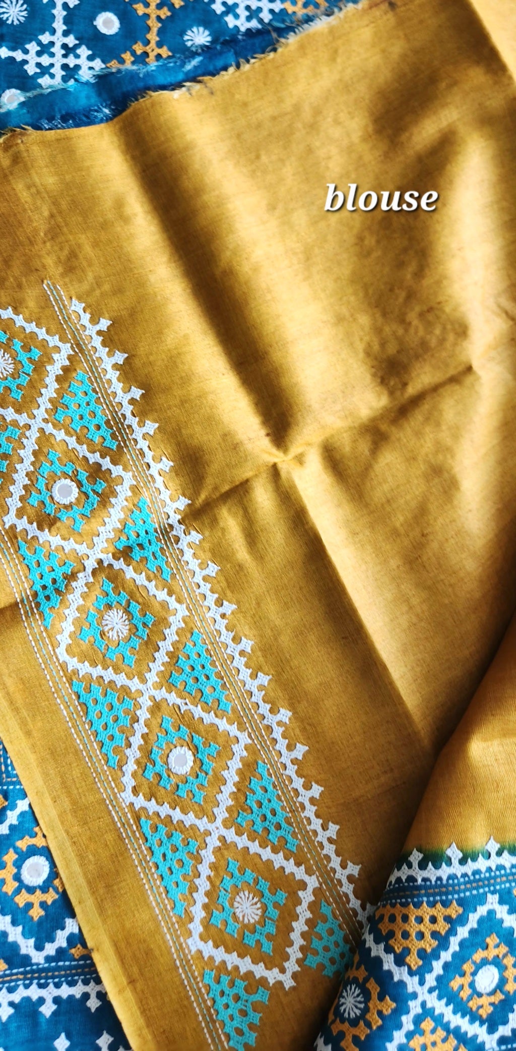 DESIGNER KUTCHWORK SILK SAREE