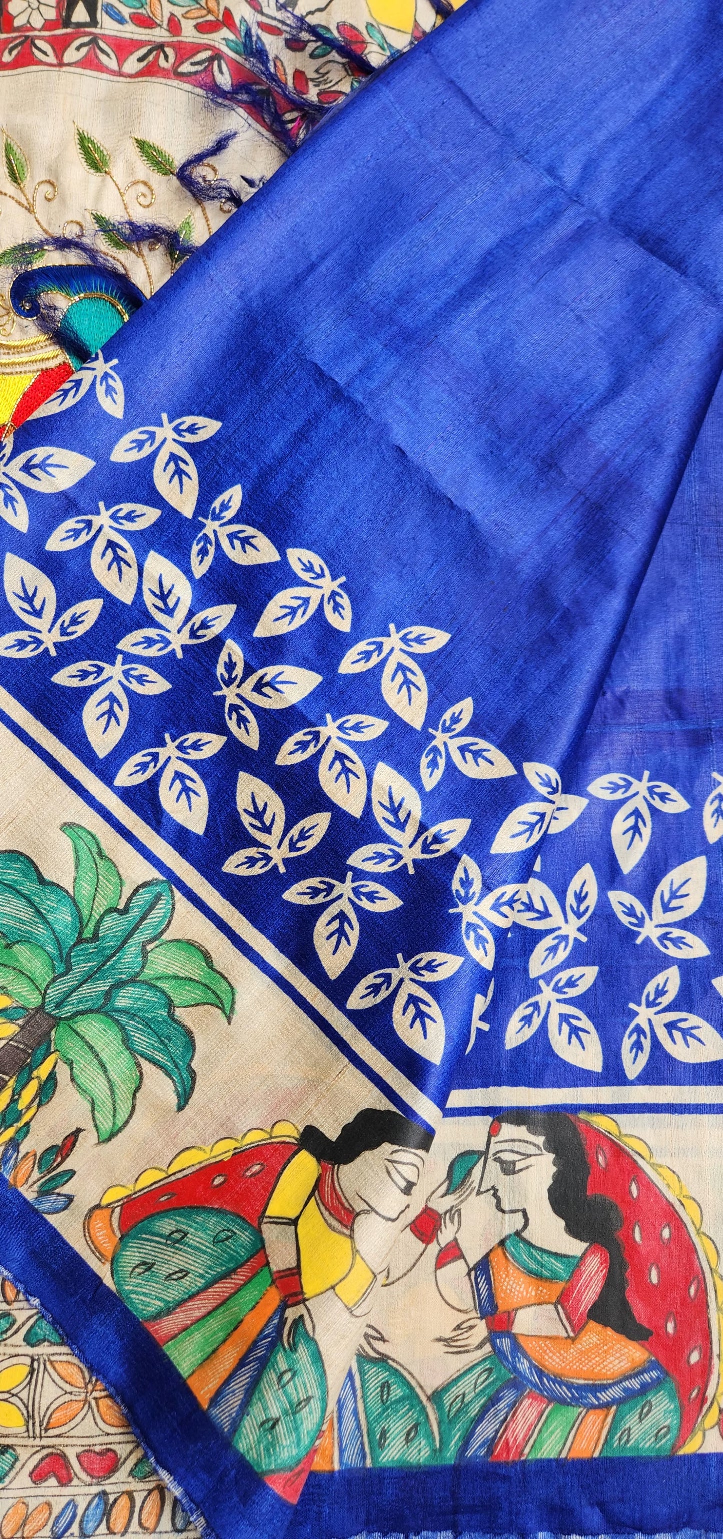 DESIGNER MADHUBANI ZARDOSI SAREE - WEDDING