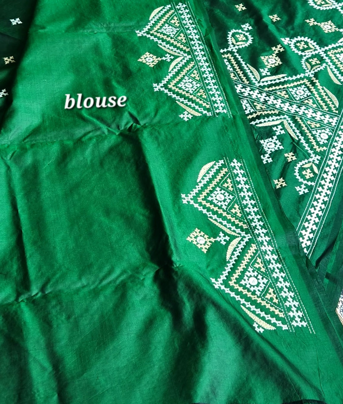 KUTCHWORK SILK SAREE
