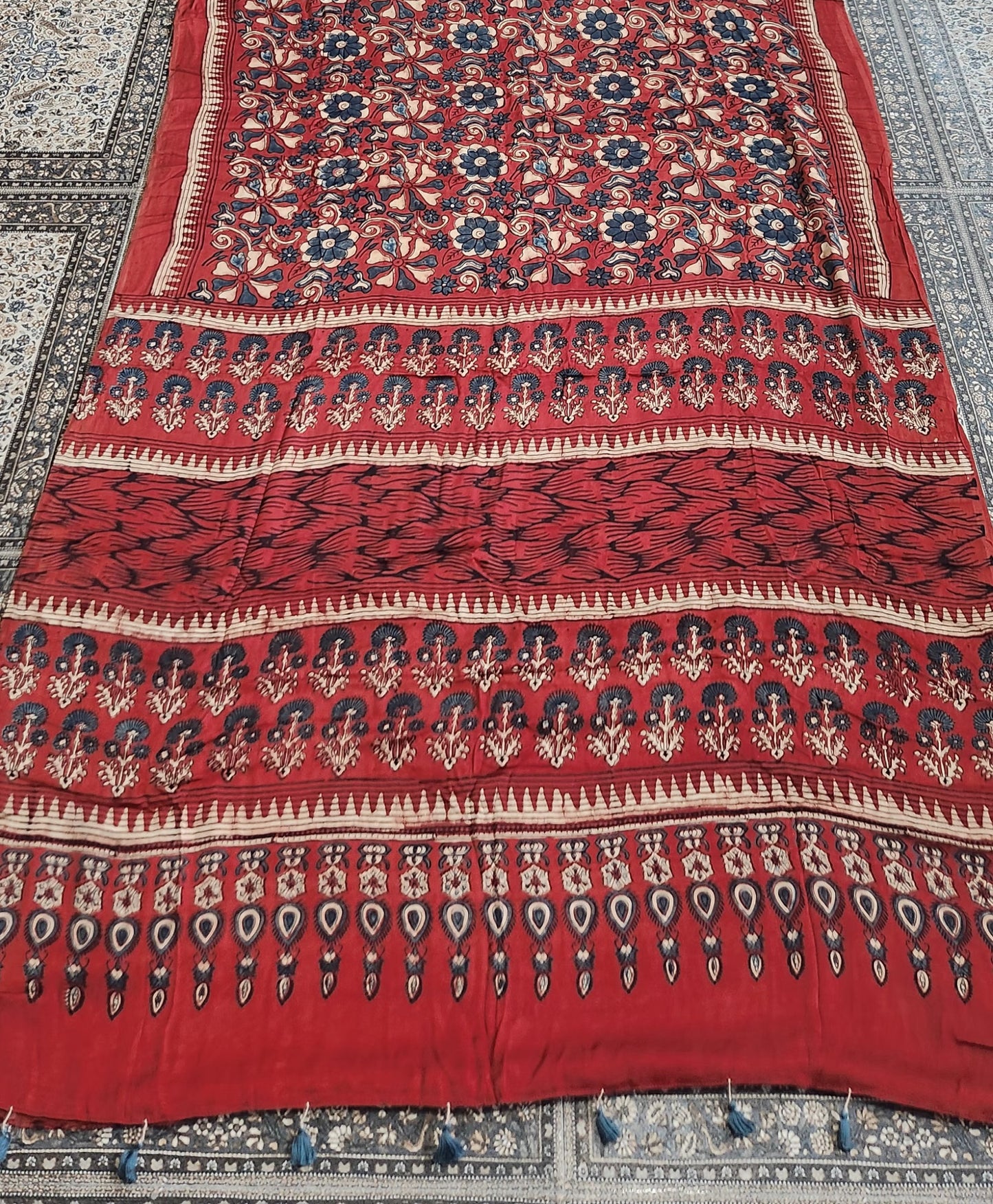 AJRAKH SILK SAREE