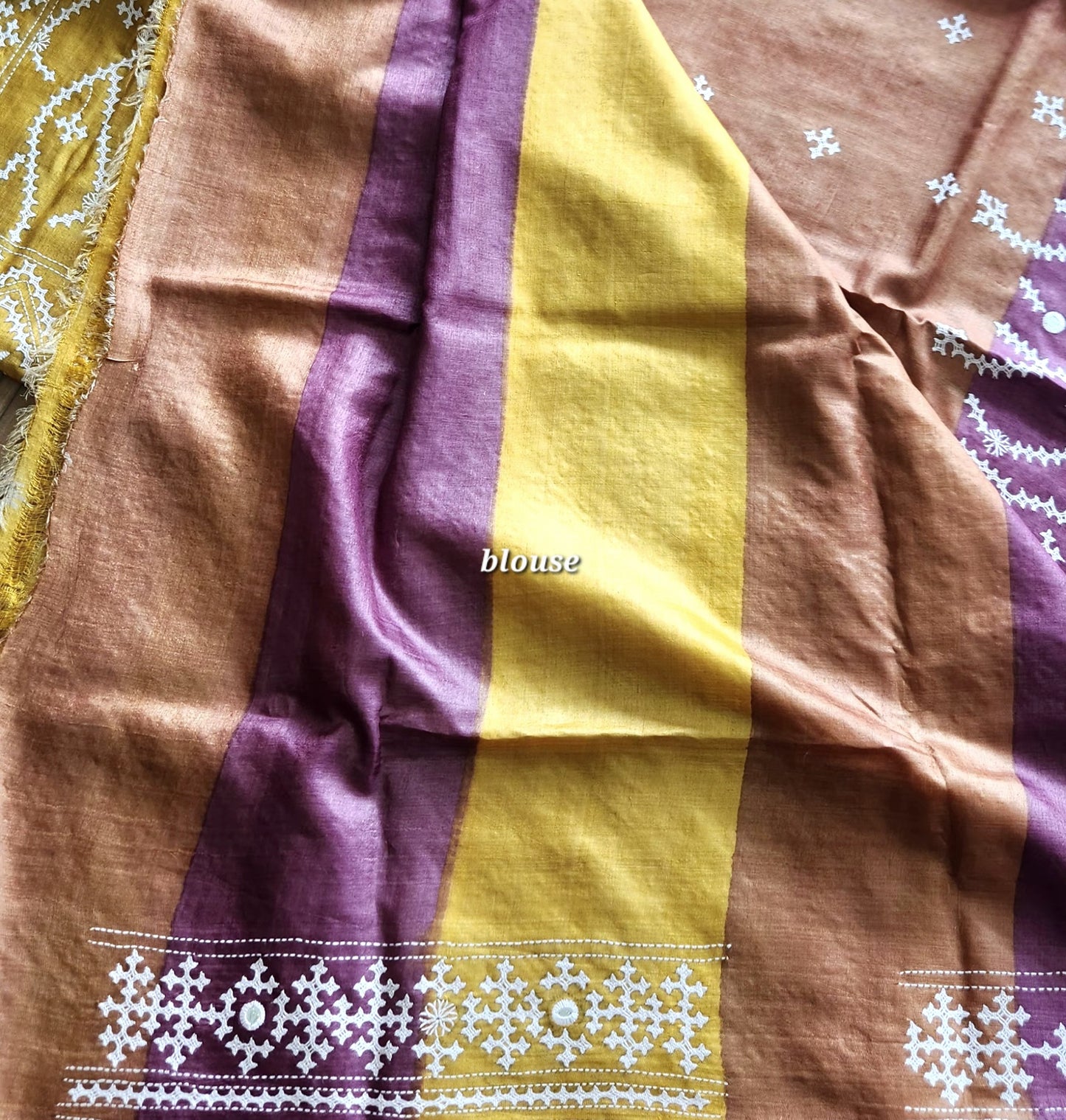 DESIGNER KUTCHWORK SILK SAREE
