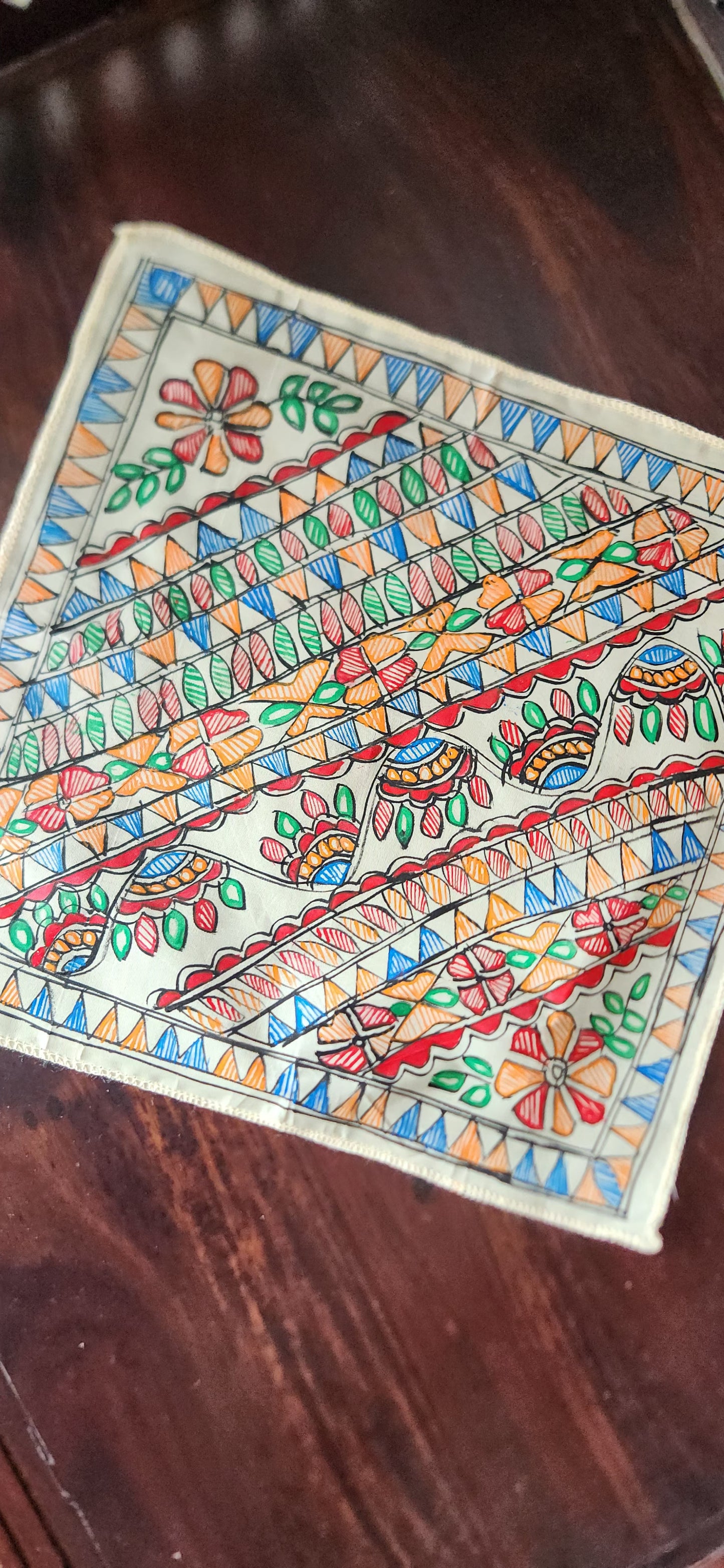Pocket Square- Madhubani
