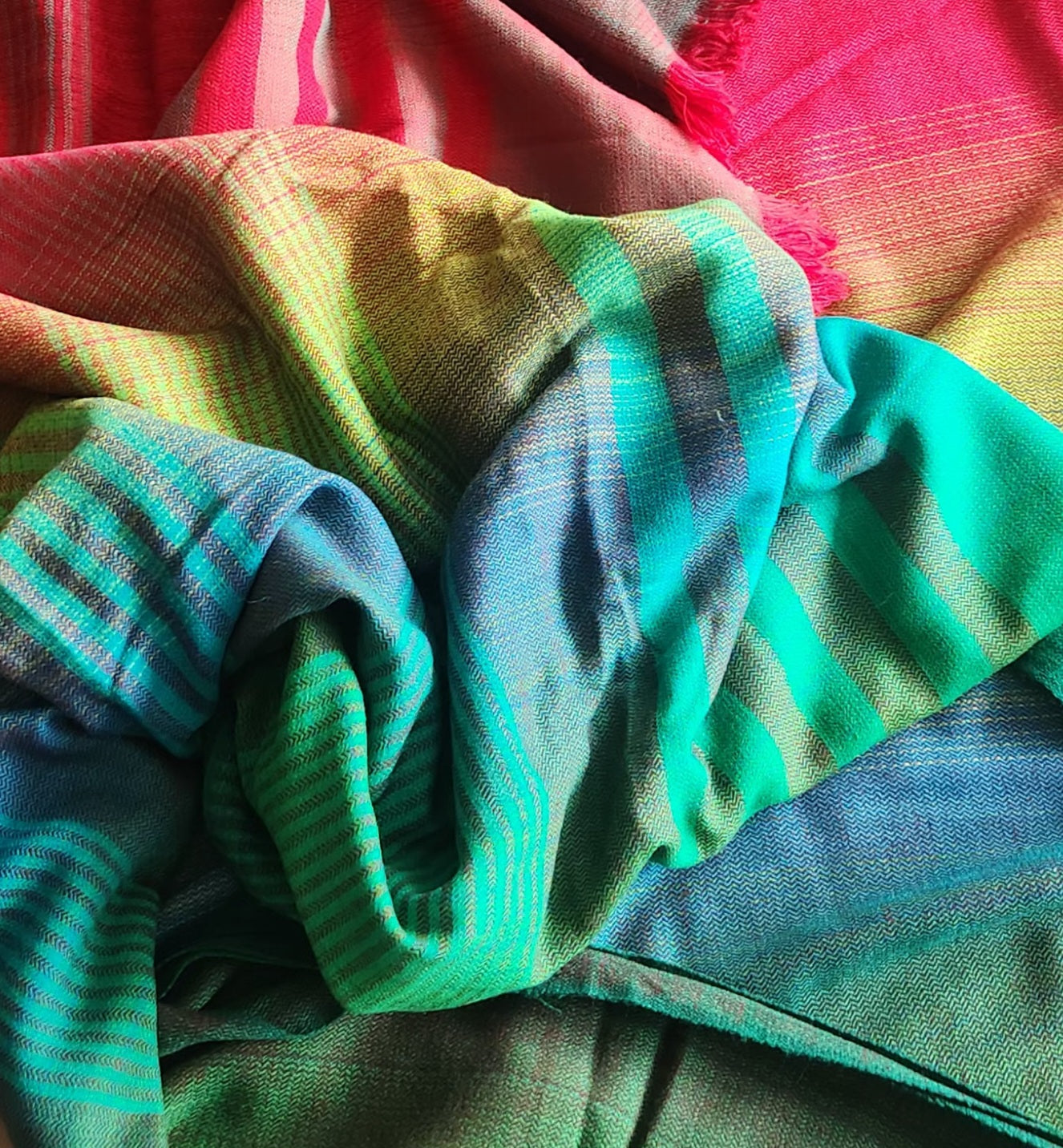 Woolen Handwoven Saree