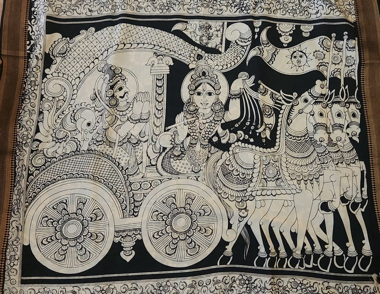 KALAMKARI SILK SAREE - GEETA