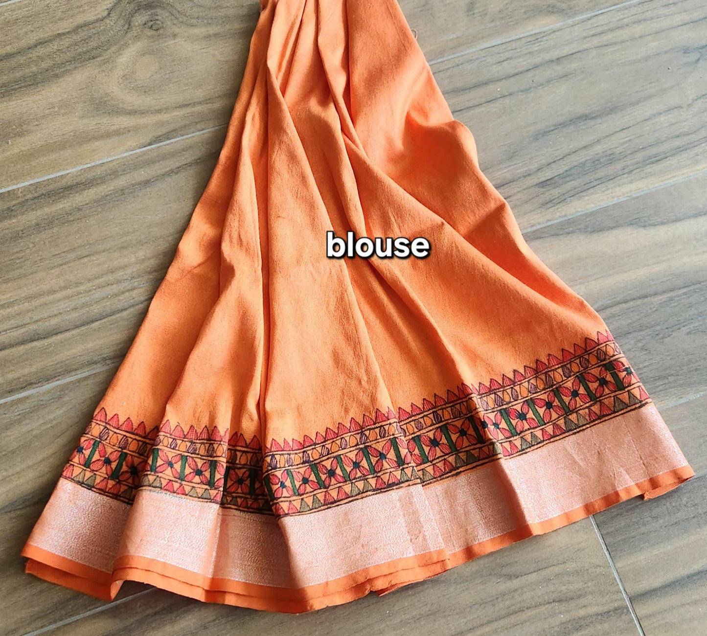 MADHUBANI LINEN SAREE
