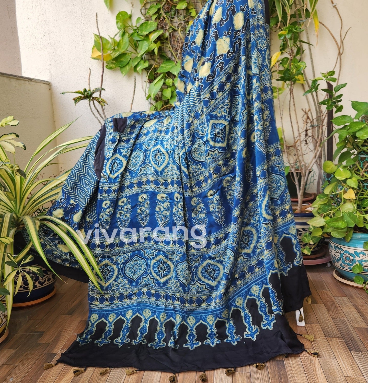 AJRAKH SILK SAREE