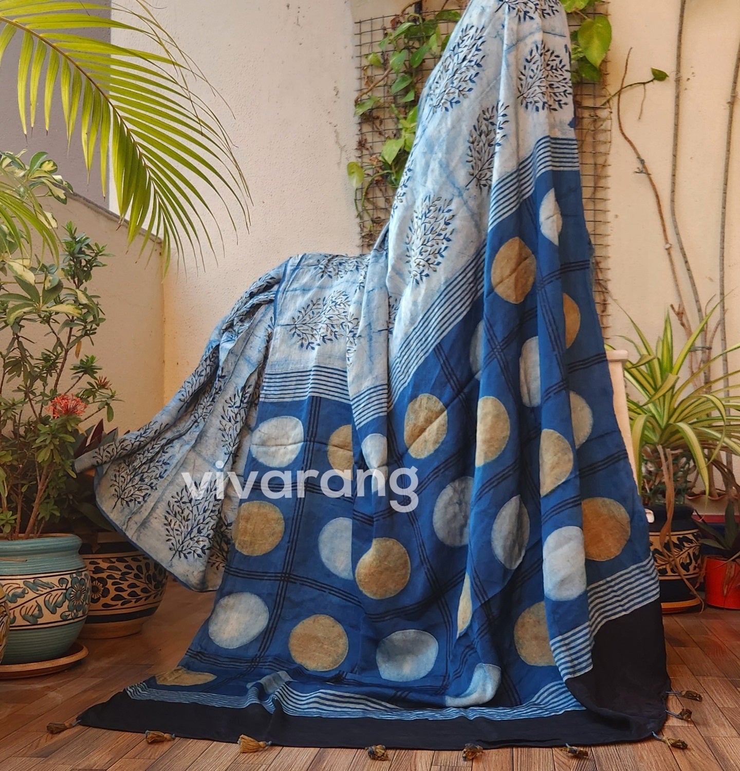 AJRAKH SILK SAREE