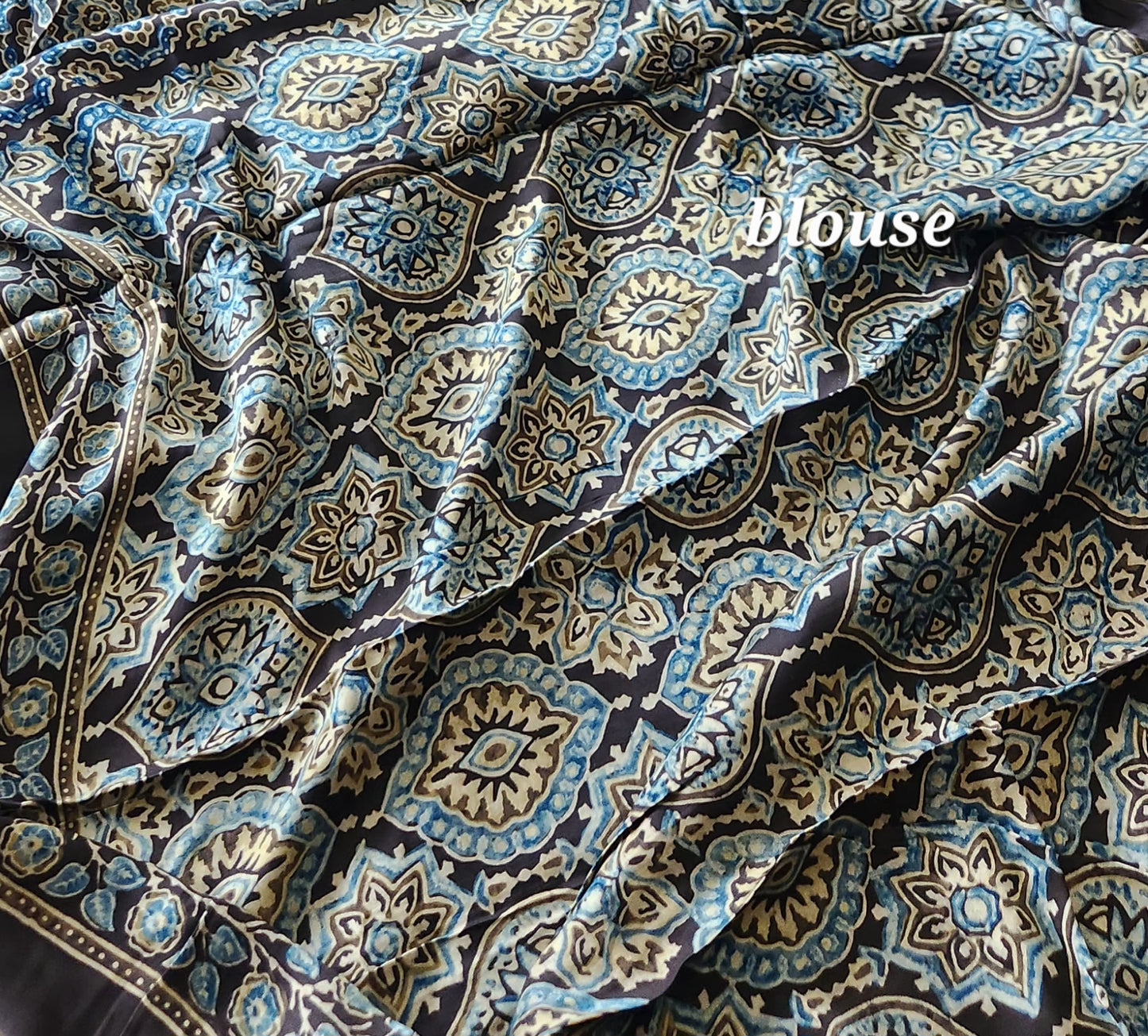 AJRAKH SILK SAREE