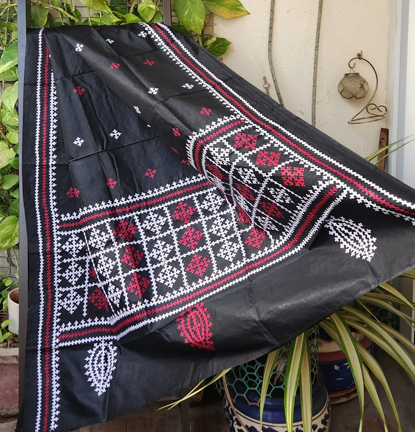 KUTCHWORK SILK DUPATTA