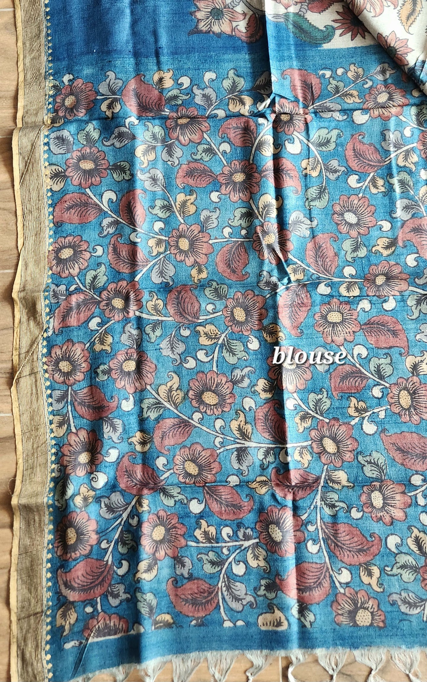 KALAMKARI SILK SAREE - STORY THEME