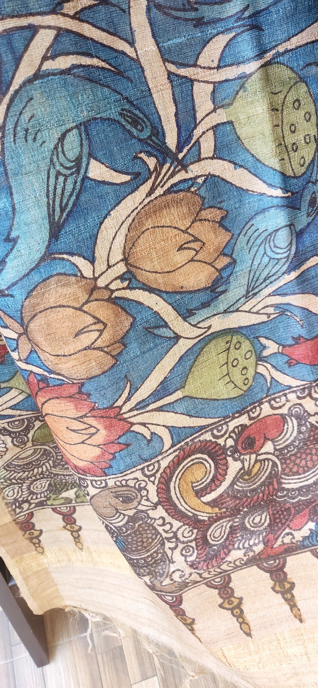 KALAMKARI SILK DUPATTA