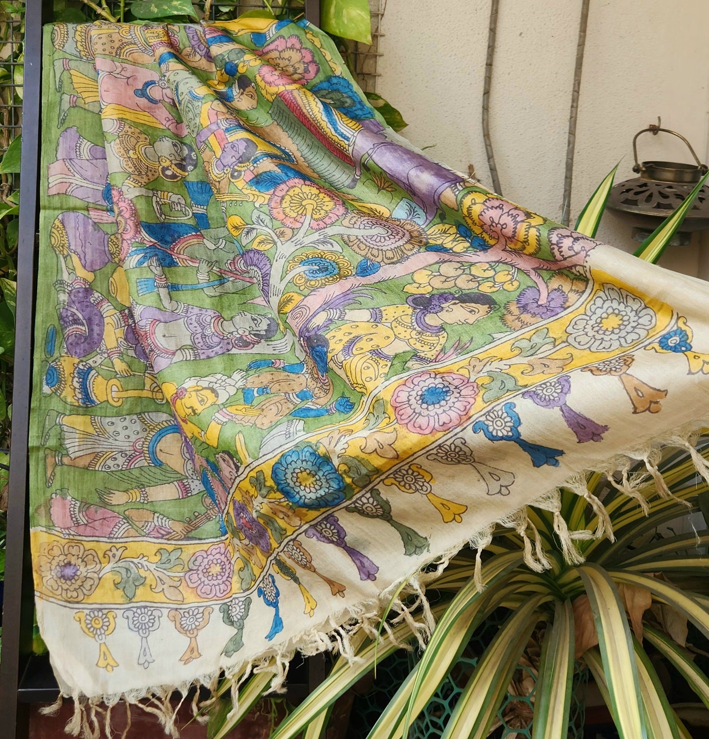 KALAMKARI SILK DUPATTA