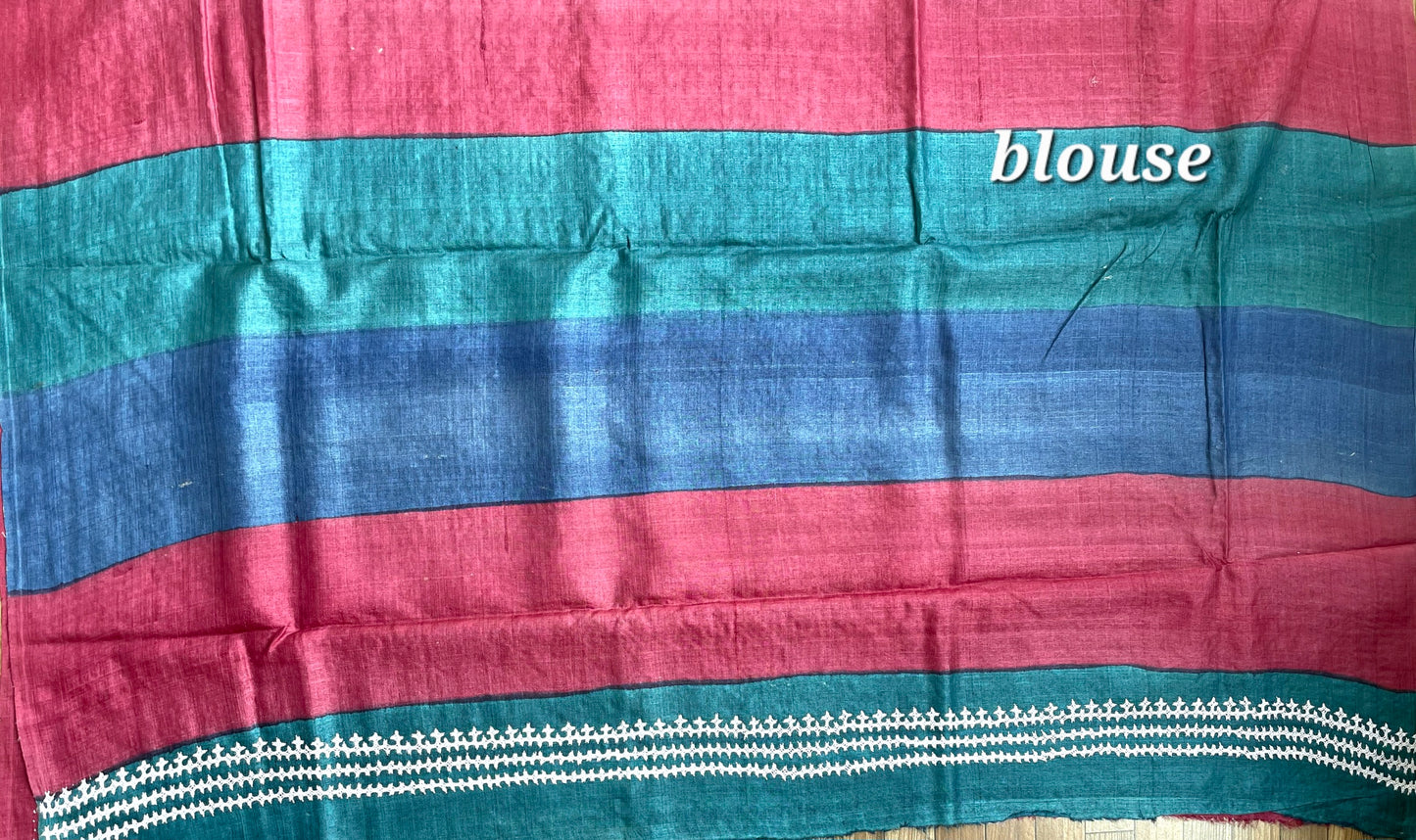 DESIGNER KUTCHWORK SILK SAREE