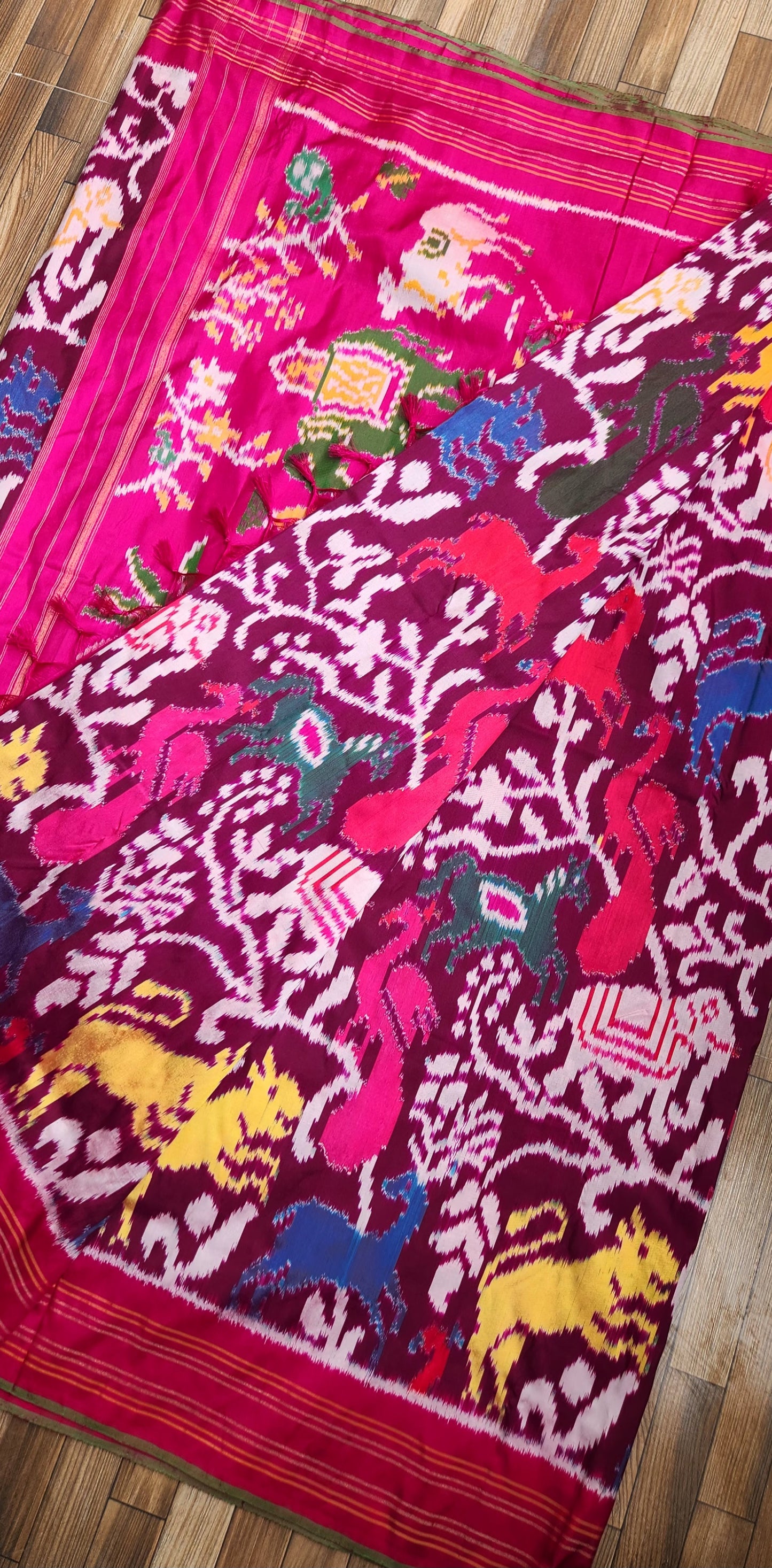 Ikat silk saree patola saree wedding saree