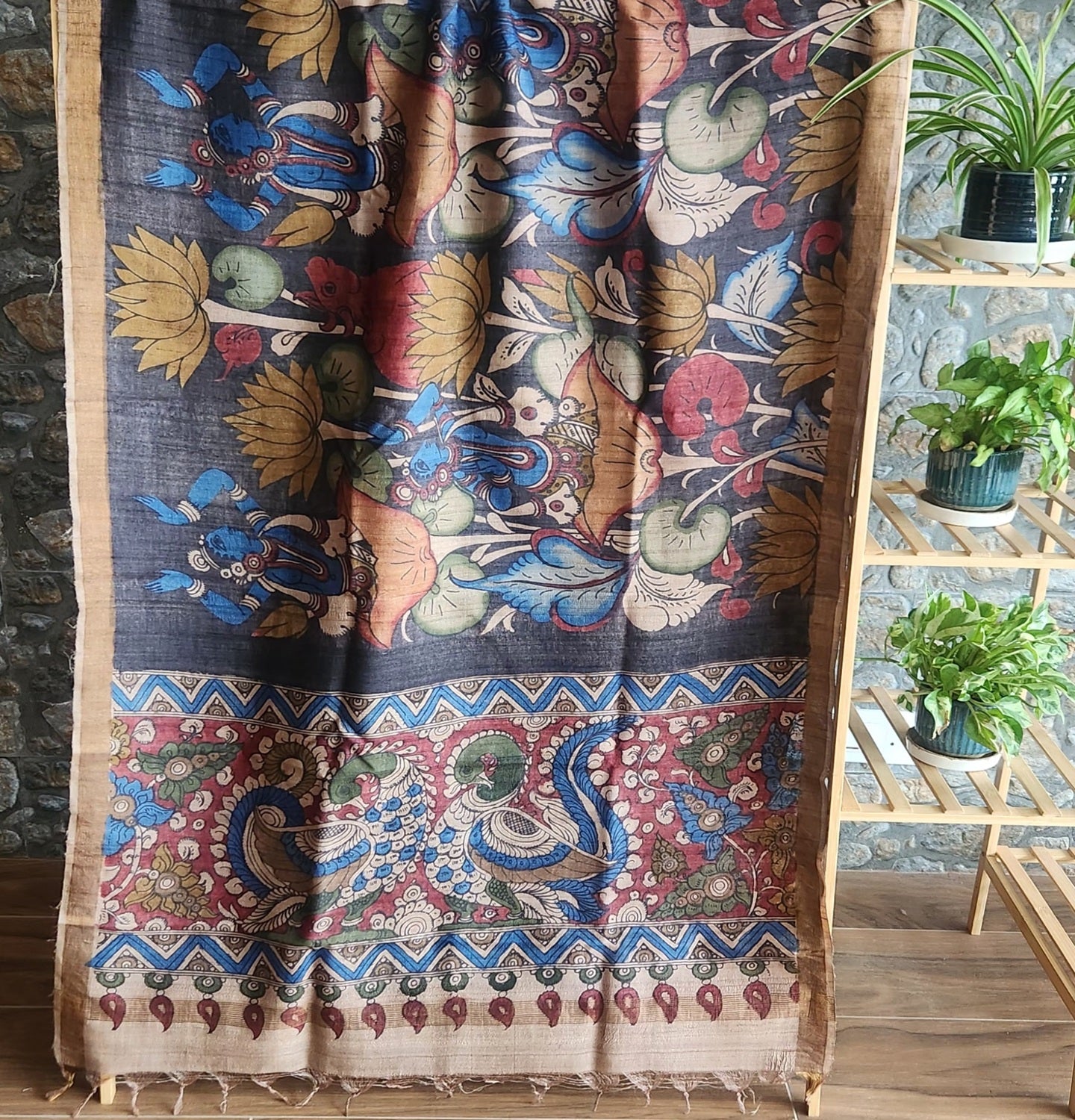 KALAMKARI SILK DUPATTA