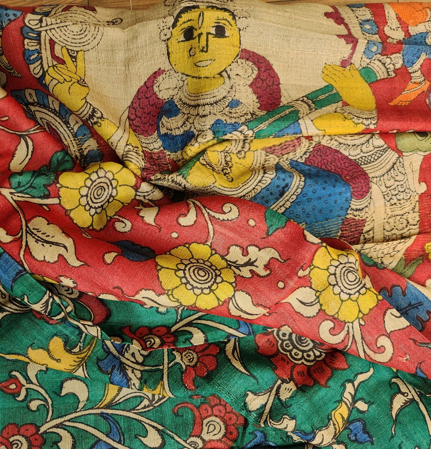 KALAMKARI SILK SAREE