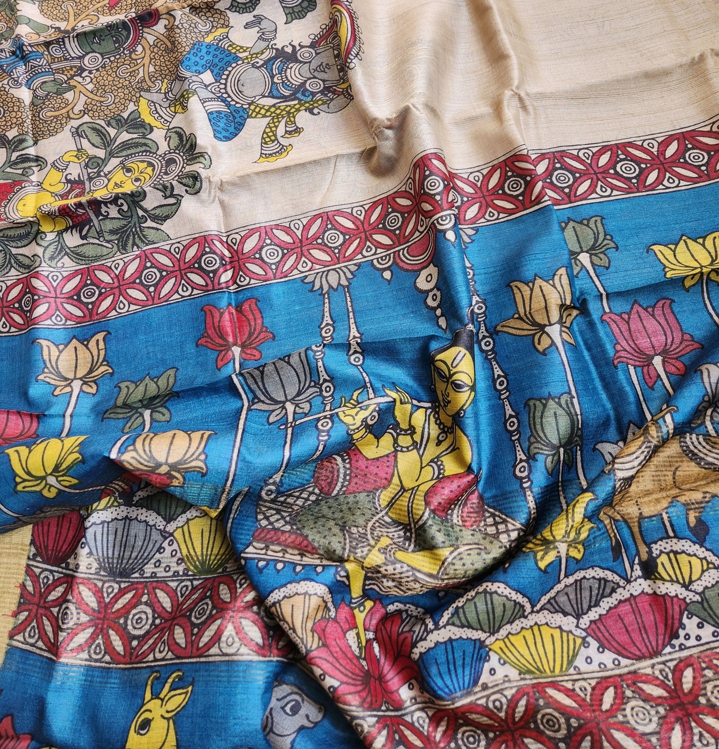 KALAMKARI SILK SAREE