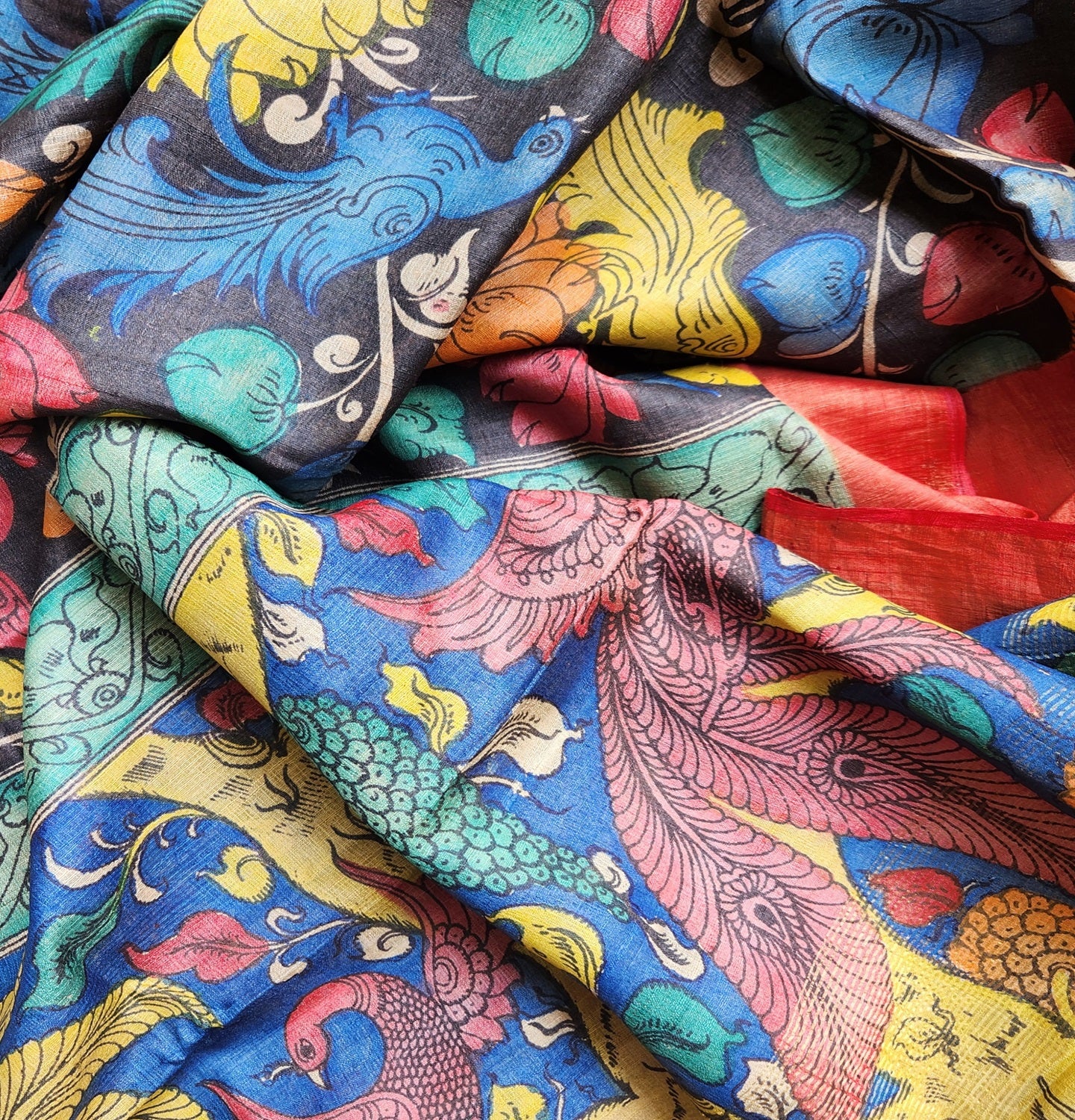 KALAMKARI SILK SAREE