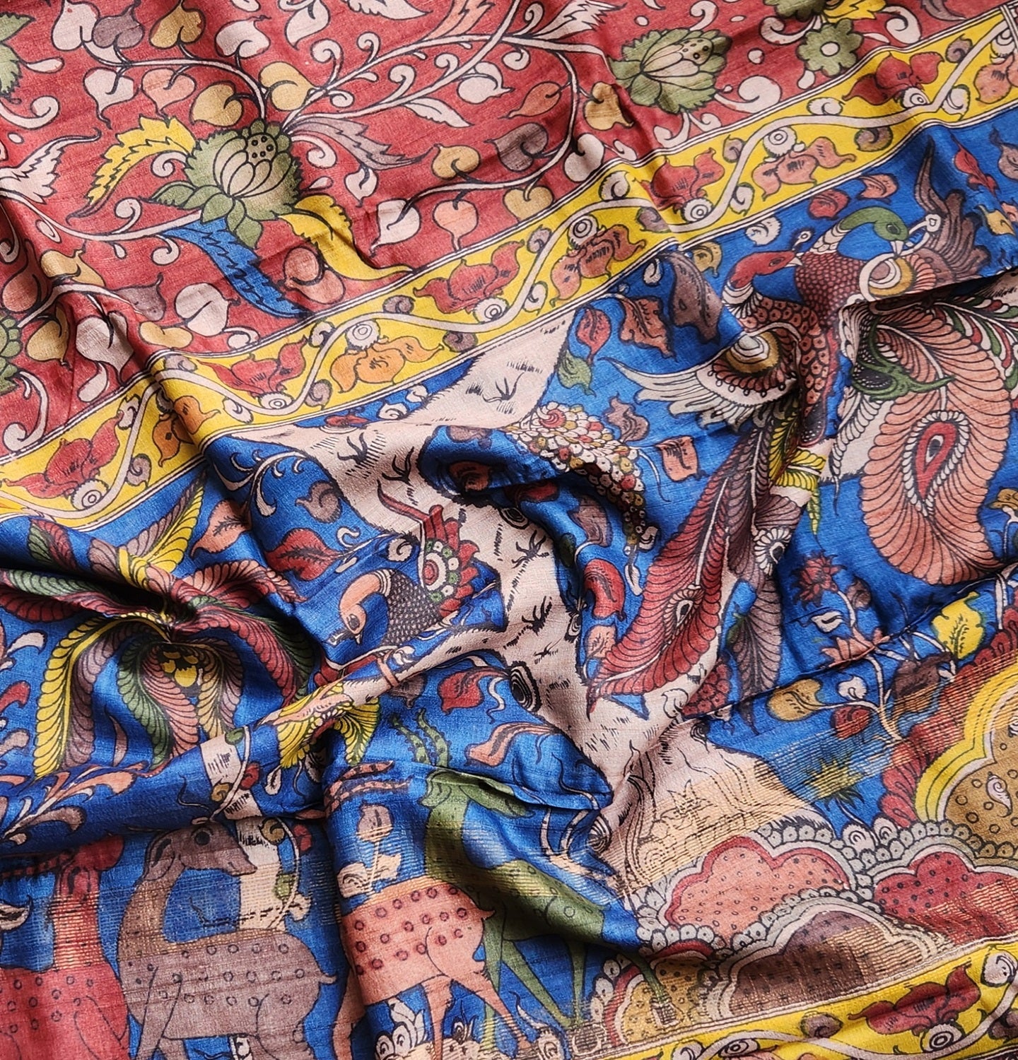 KALAMKARI SILK SAREE