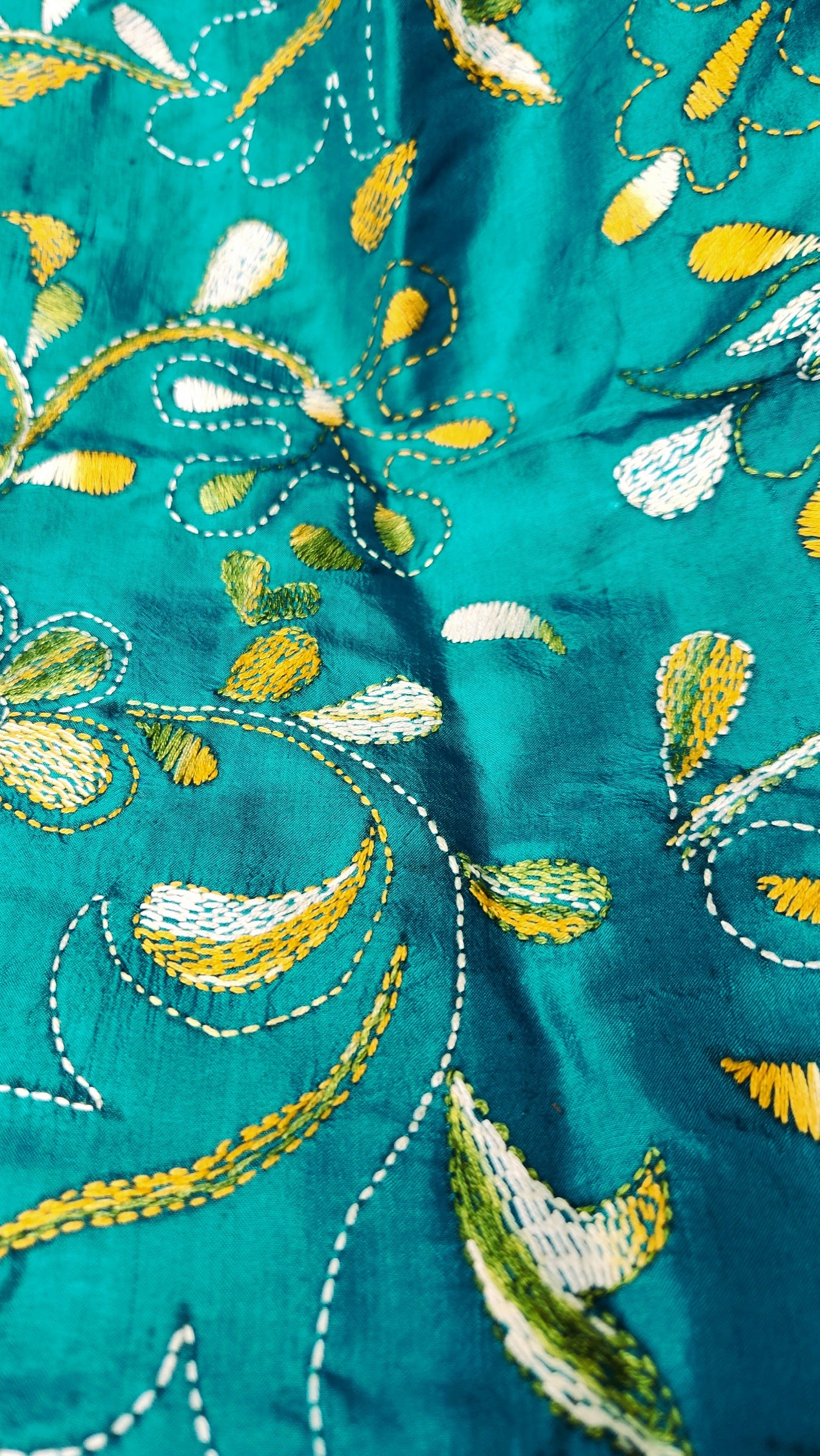Kantha dupatta green dupatta