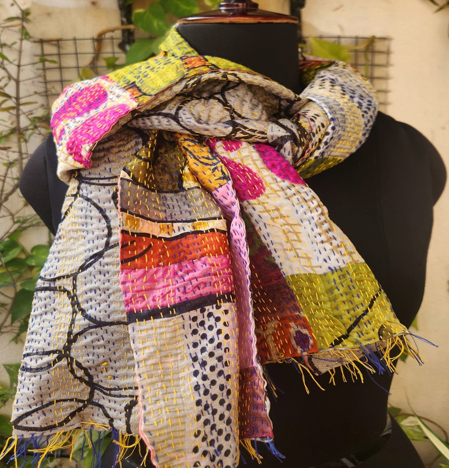 Kantha Stole