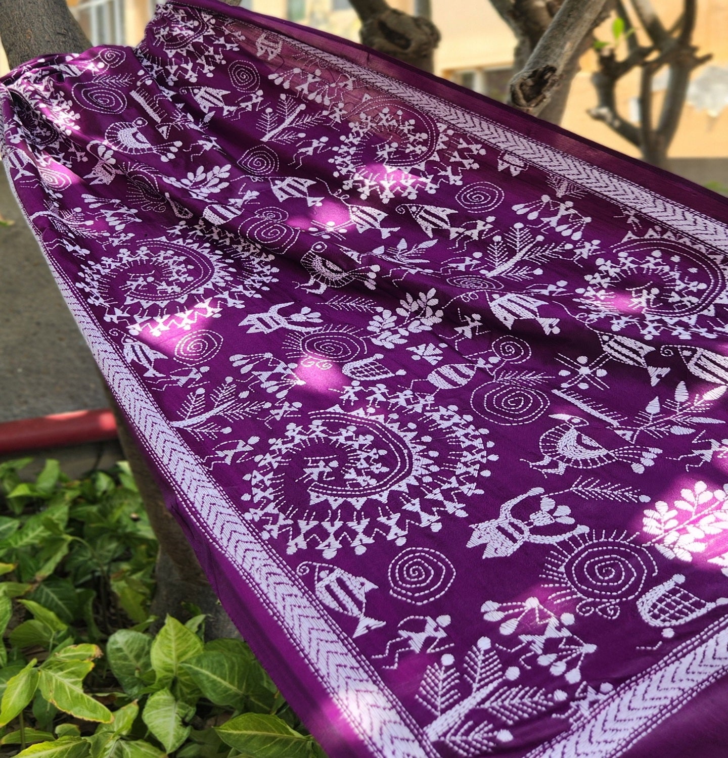 kantha stole
