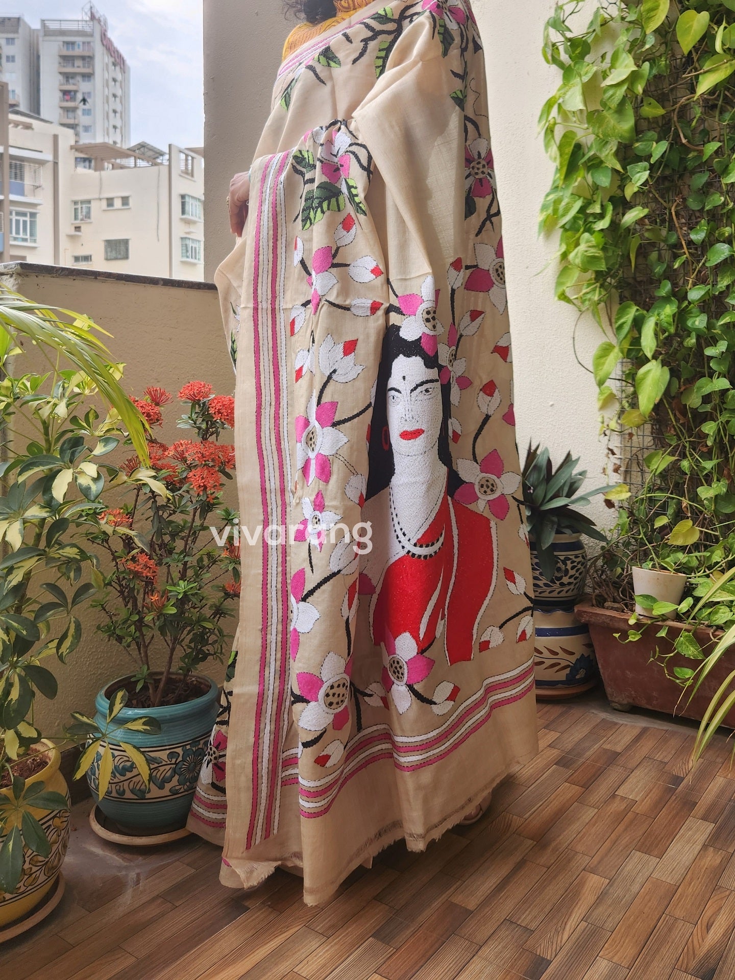 MOTHER NATURE KANTHA SAREE