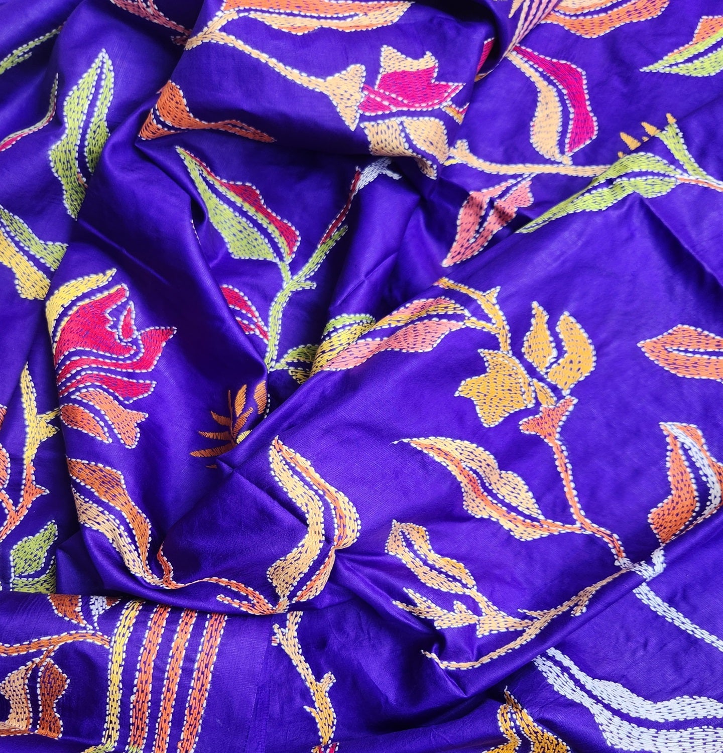 DANDELION KANTHA SAREE