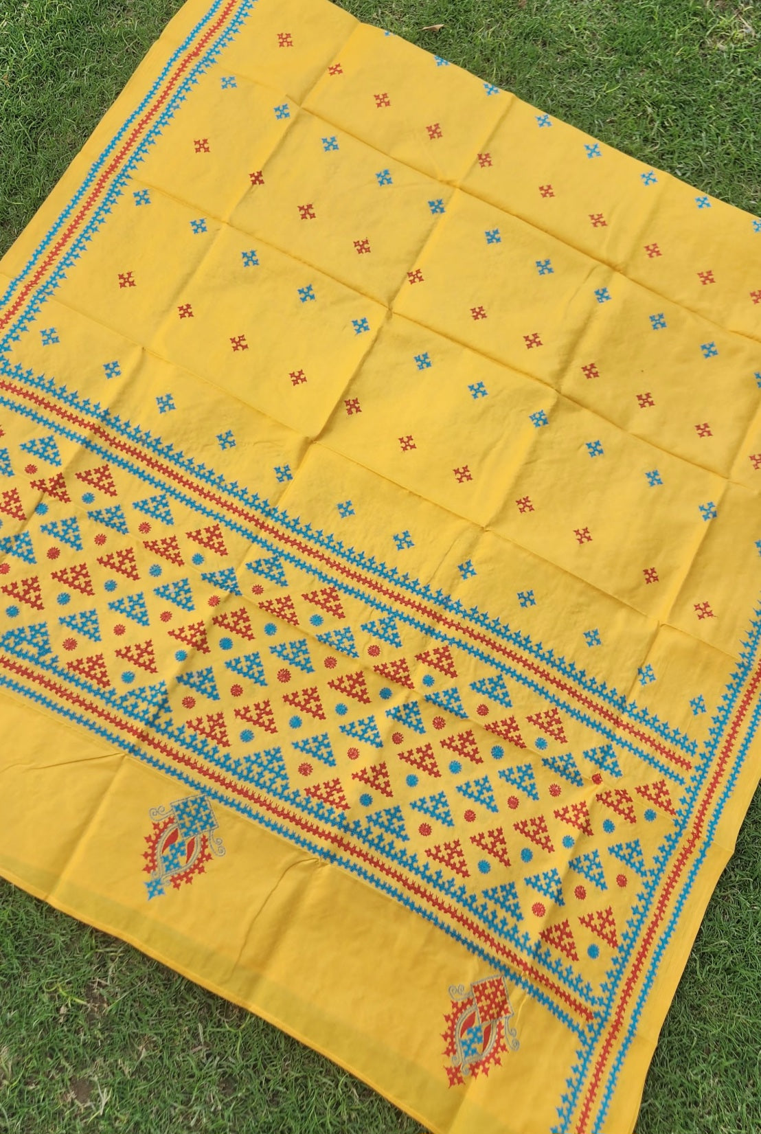 KUTCHWORK SILK DUPATTA