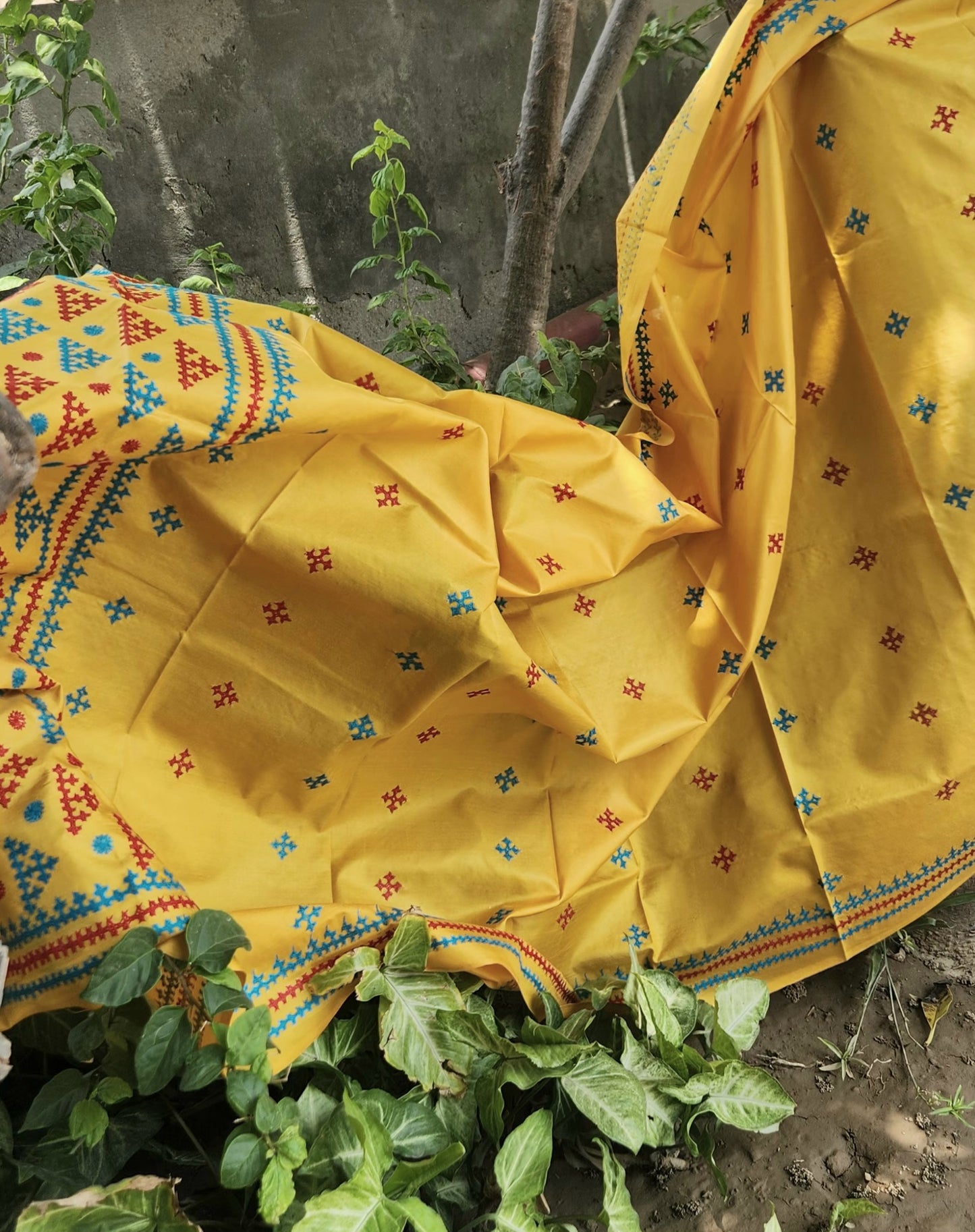 KUTCHWORK SILK DUPATTA