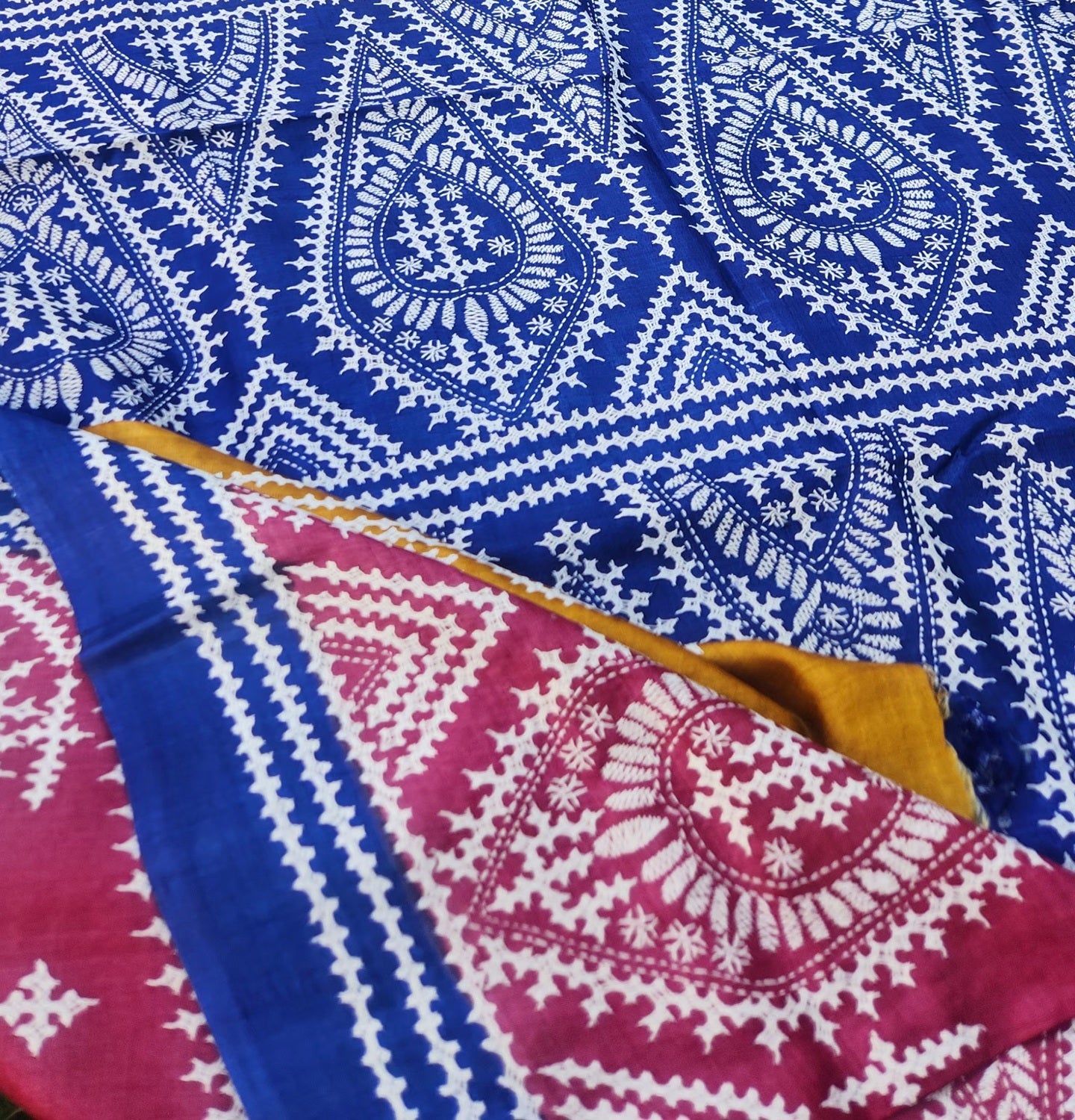 DESIGNER KUTCHWORK SILK SAREE