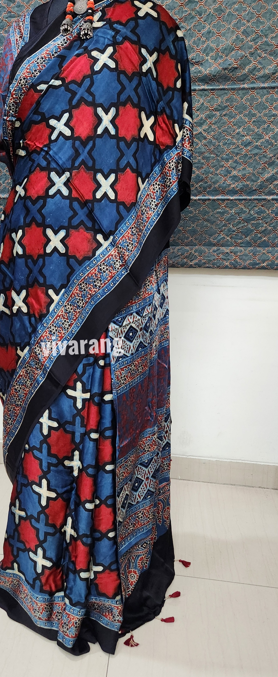 AJRAKH SILK SAREE
