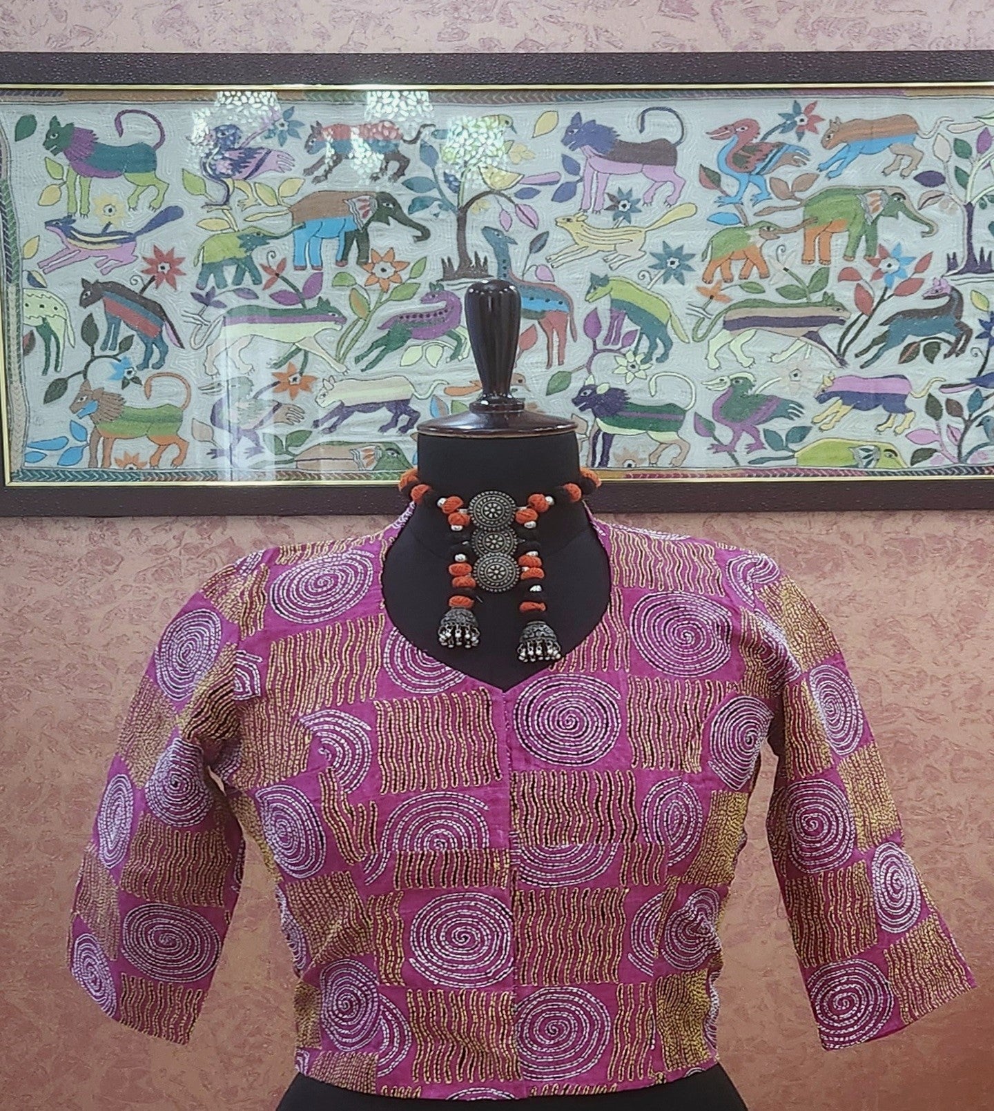 KANTHA FABRIC BLOUSE