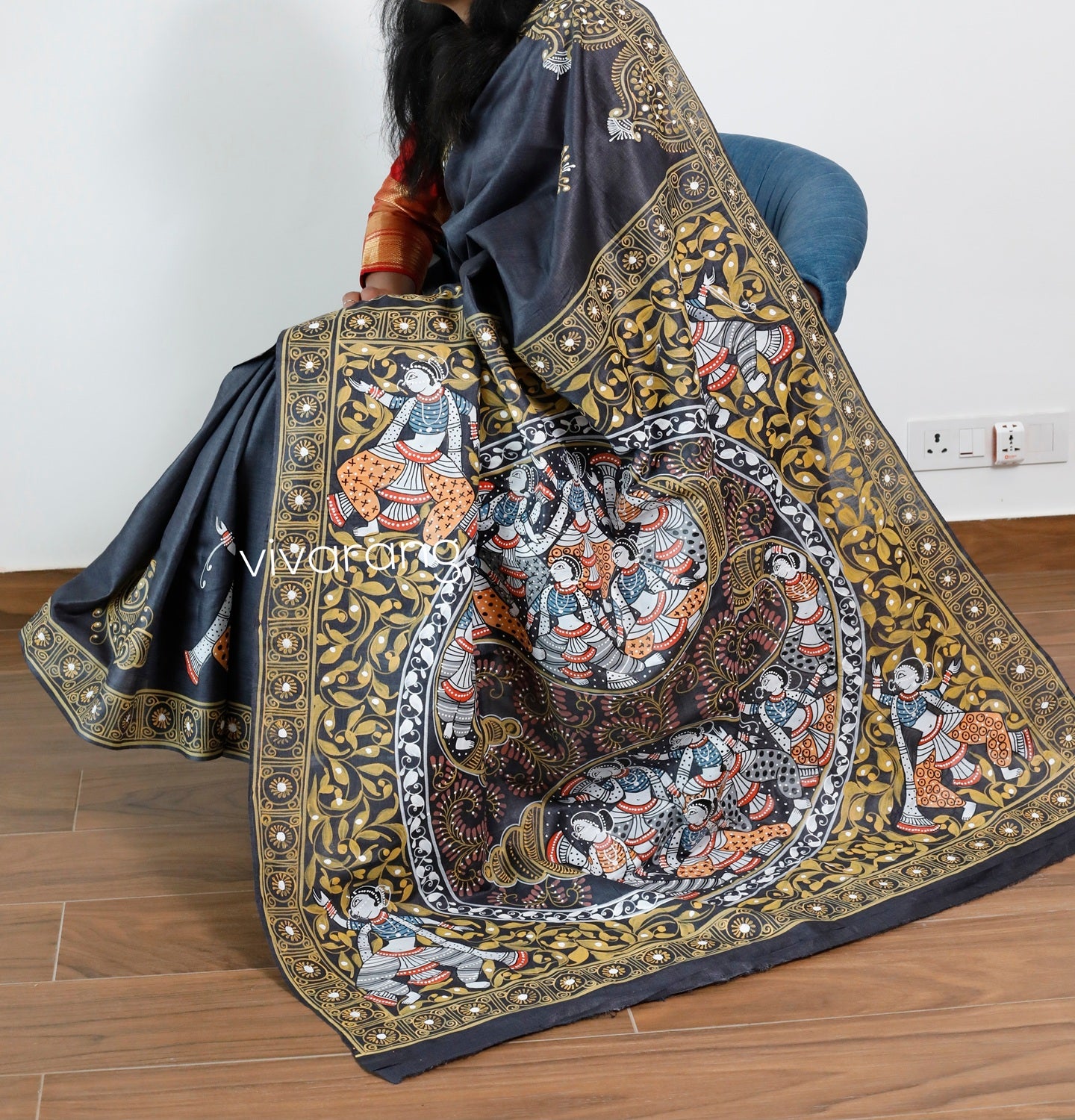 PATTACHITRA HANDPAINTED SAREE