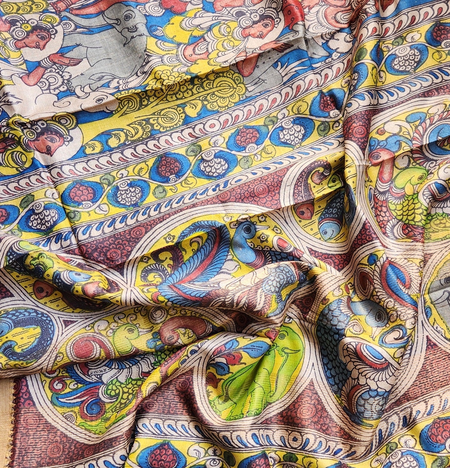 KALAMKARI SILK SAREE - CREATION
