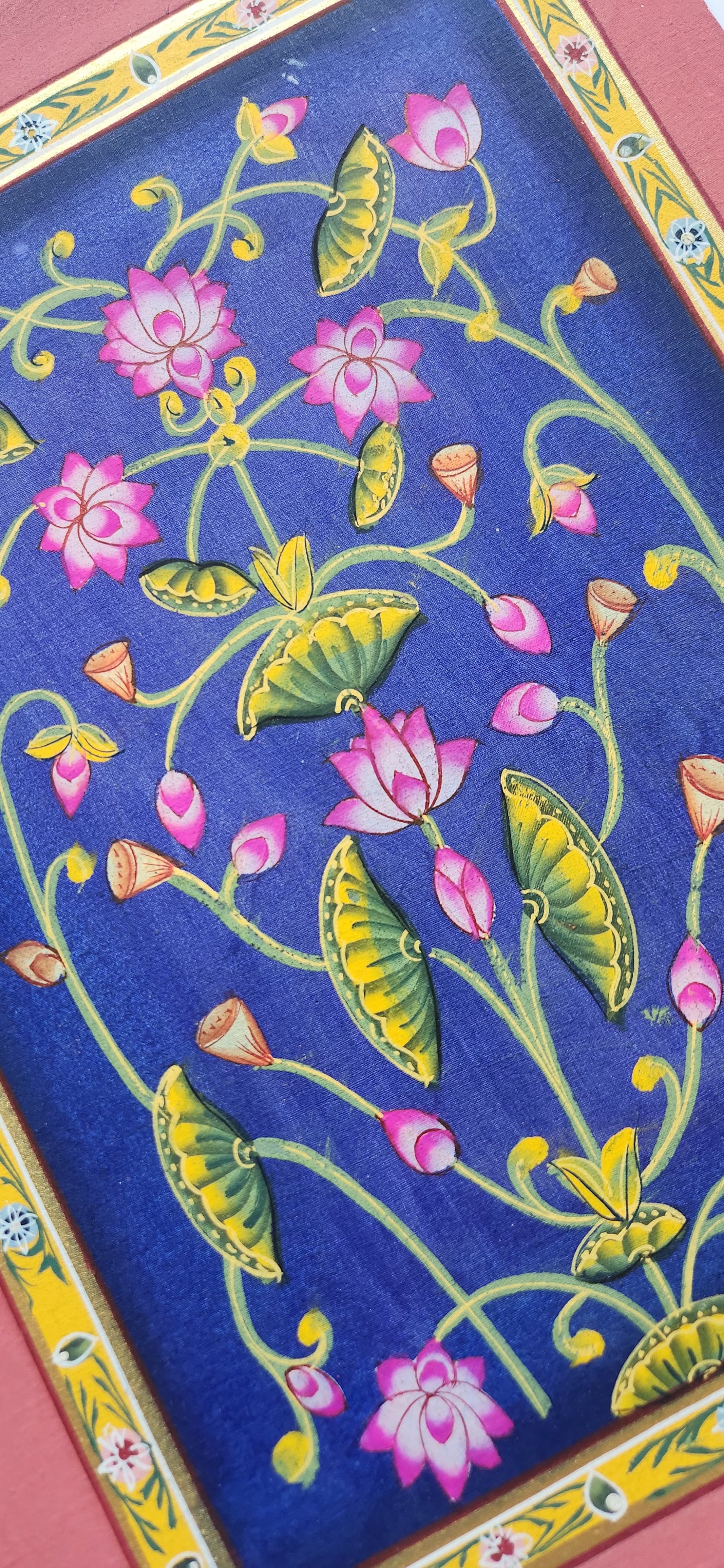 Pichwai painting wall painting Lotus painting